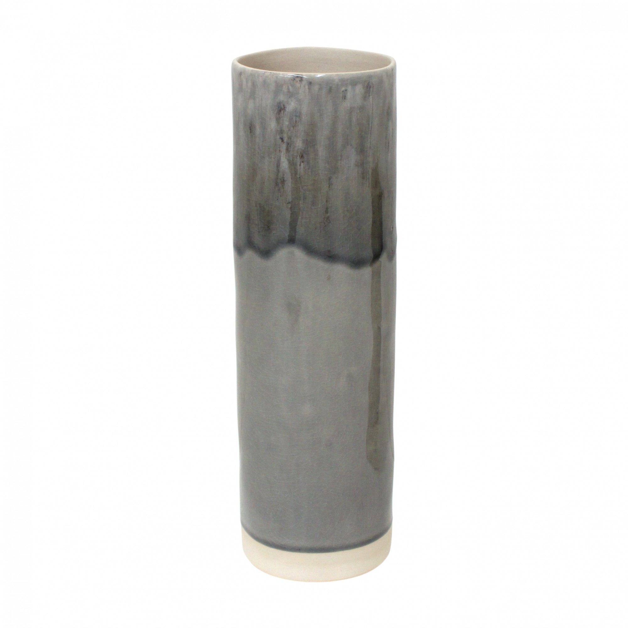 Vase Cylindrique En Grès, Le Jardin, COSTA NOVA