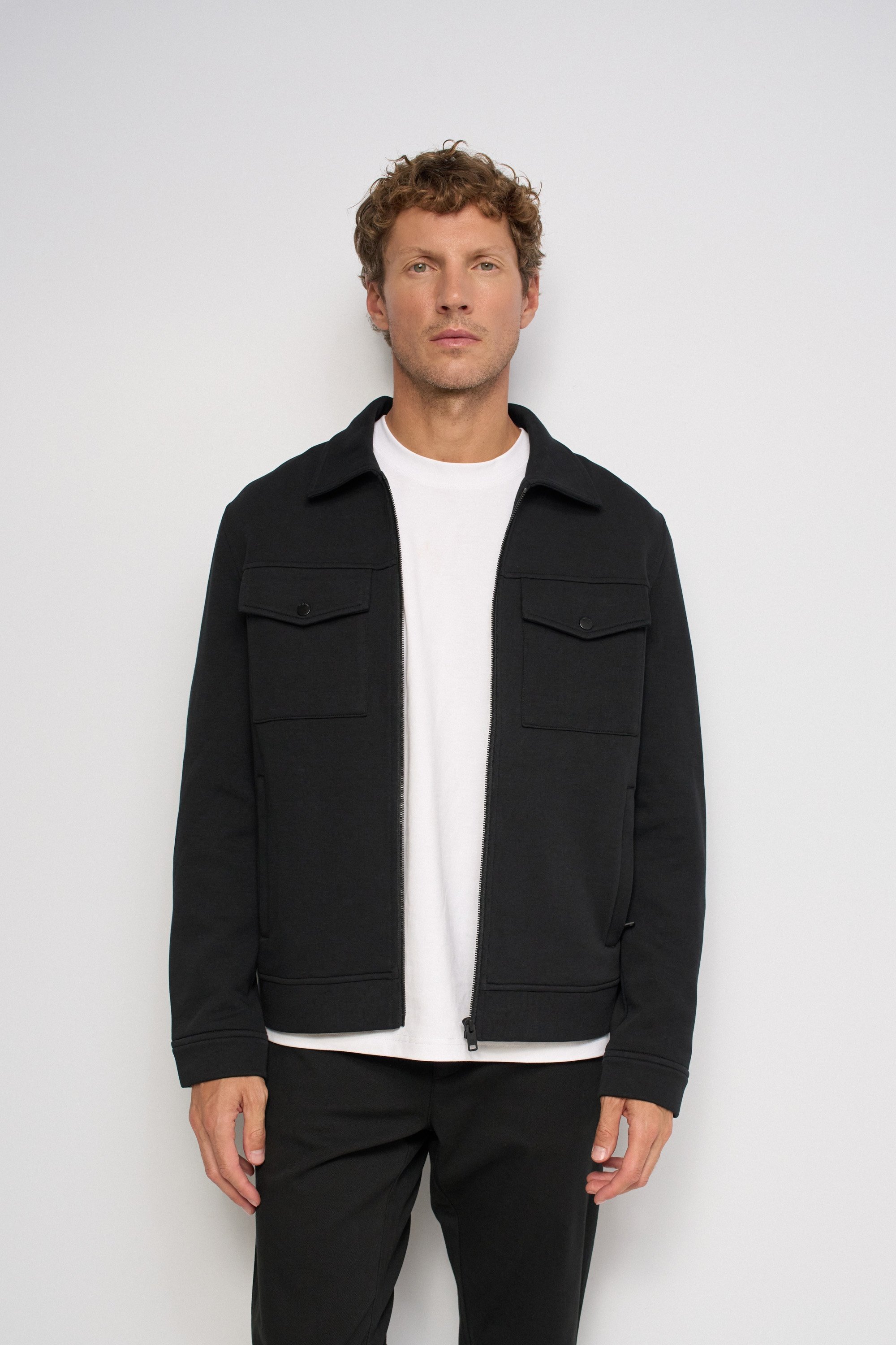 MANTEAU EN MAILLE AVEC POCHES POITRINE, SALSA JEANS