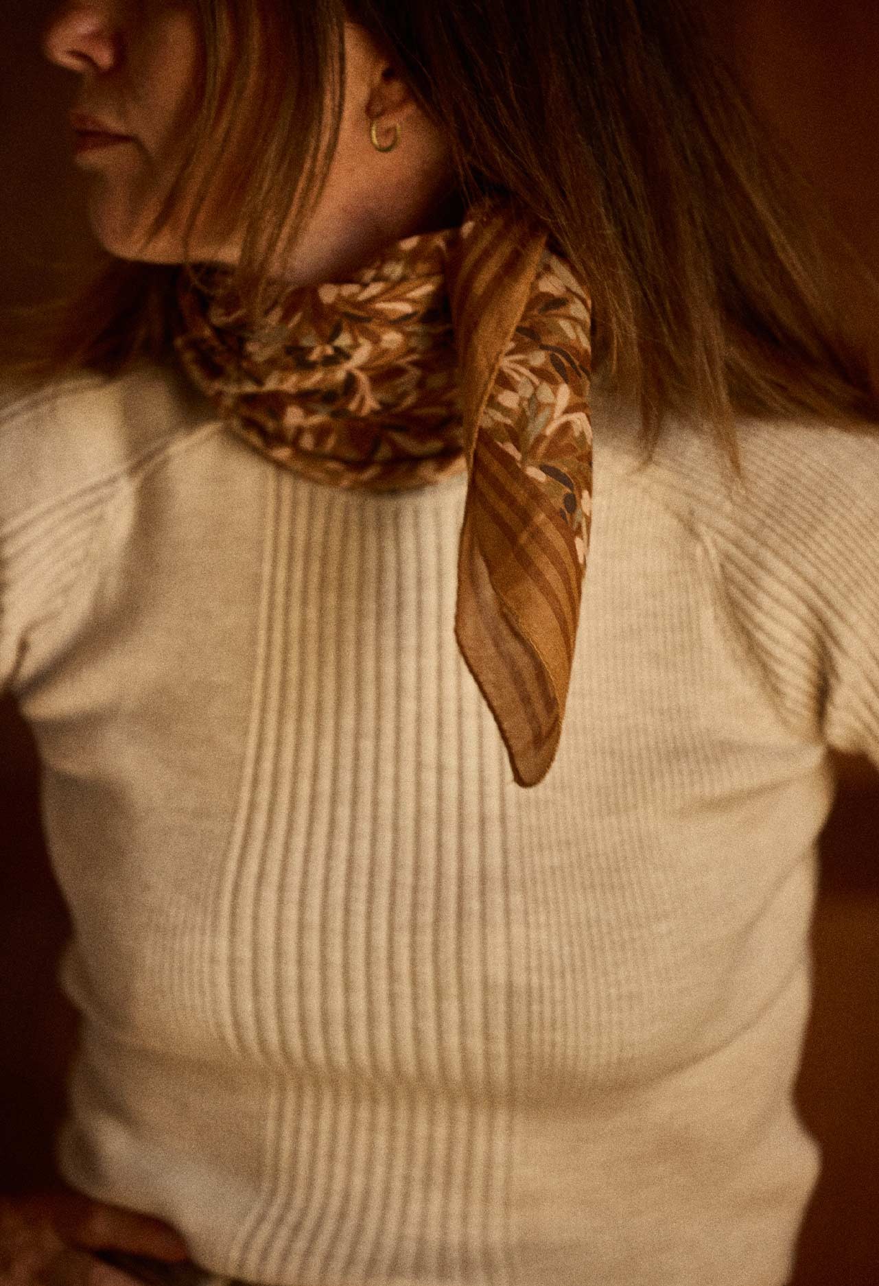 Petit foulard en coton, SONGE, GABRIELLE PARIS