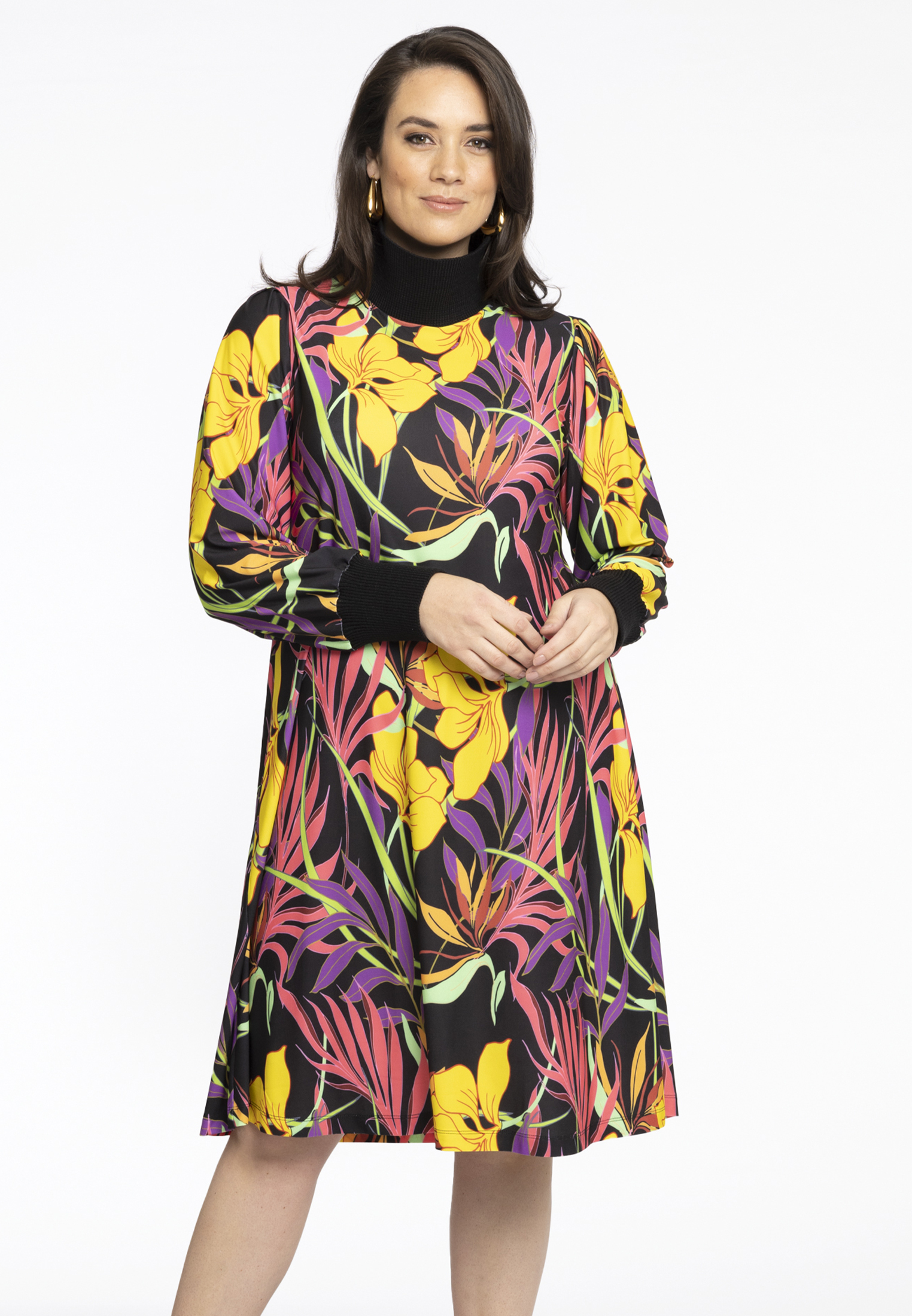 Robe imprimé / imprimée floral, YOEK