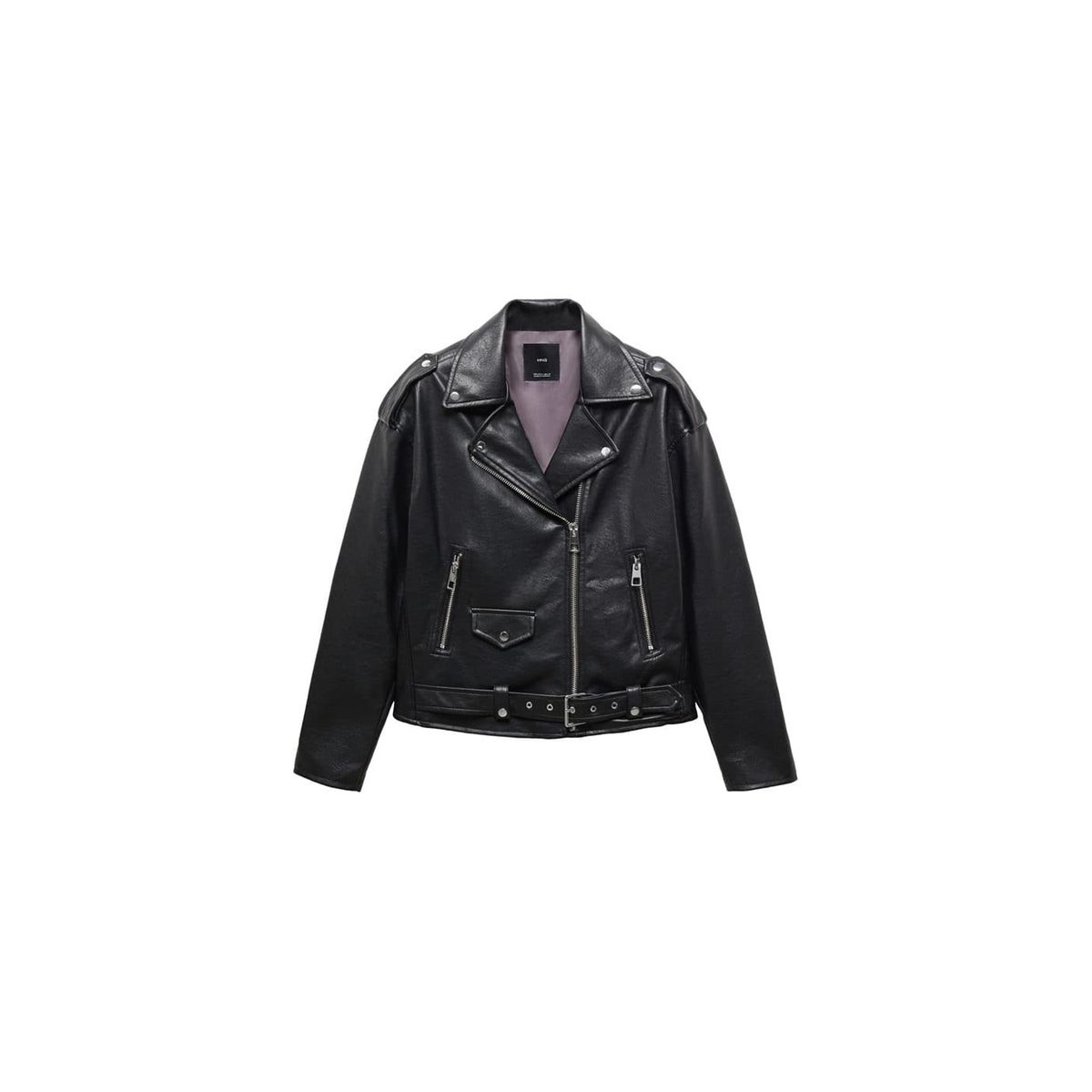 Blouson en cheap cuir femme mango