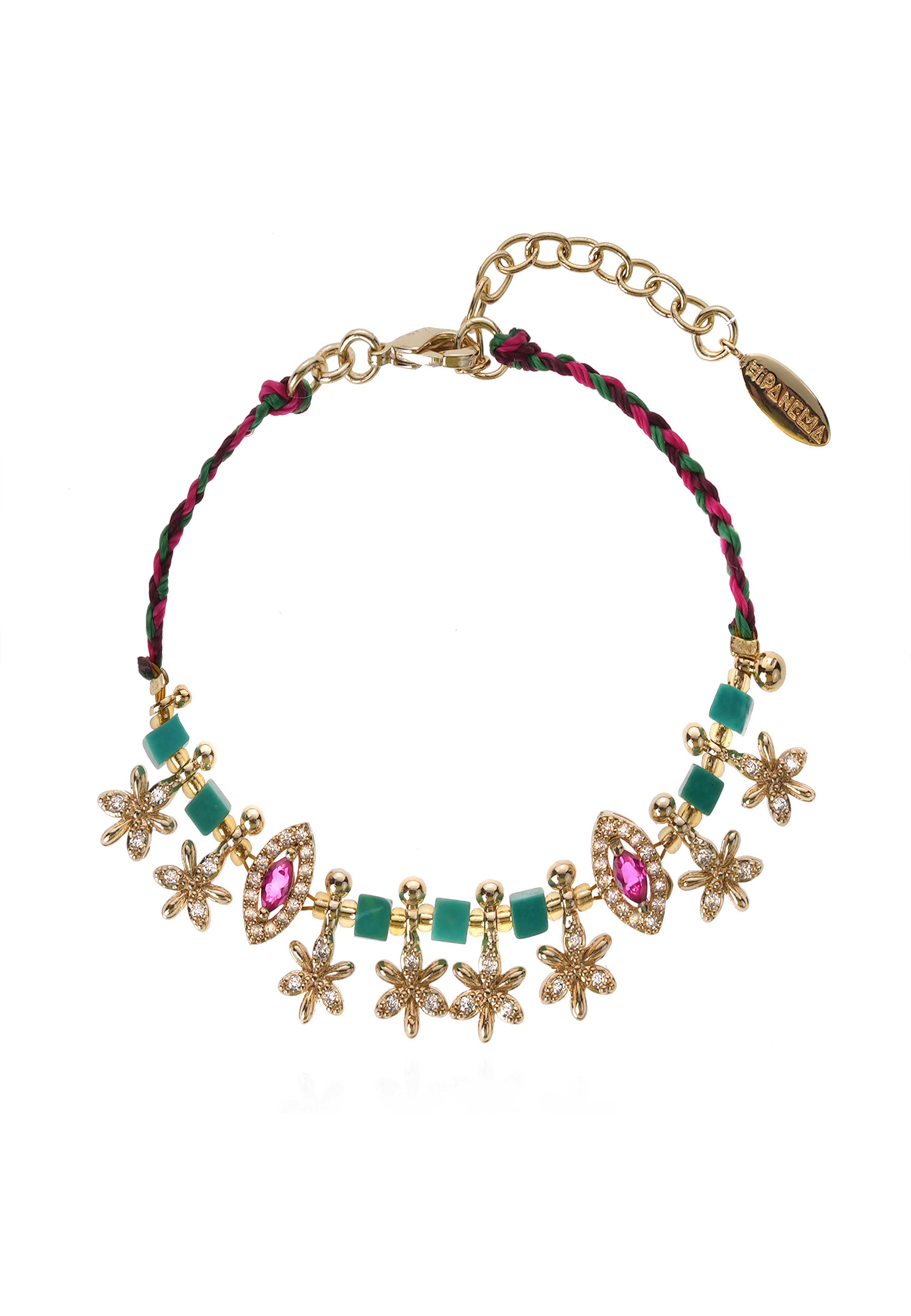Bracelet cordon avec perles et pampilles étoiles PIMPI, HIPANEMA
