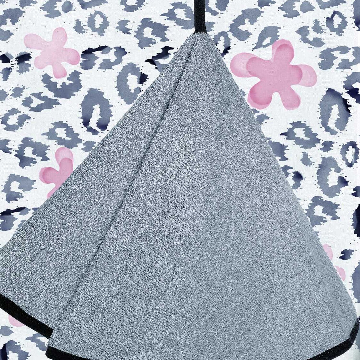 Essuie main rond brode 100% coton 360gsm, C DESIGN HOME TEXTILE