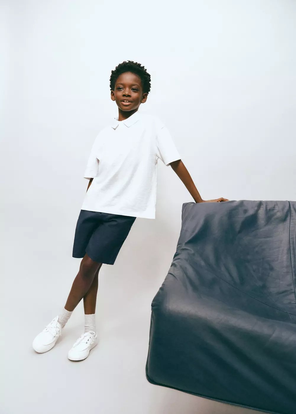 Bermuda coton et lin mélangé, MANGO KIDS