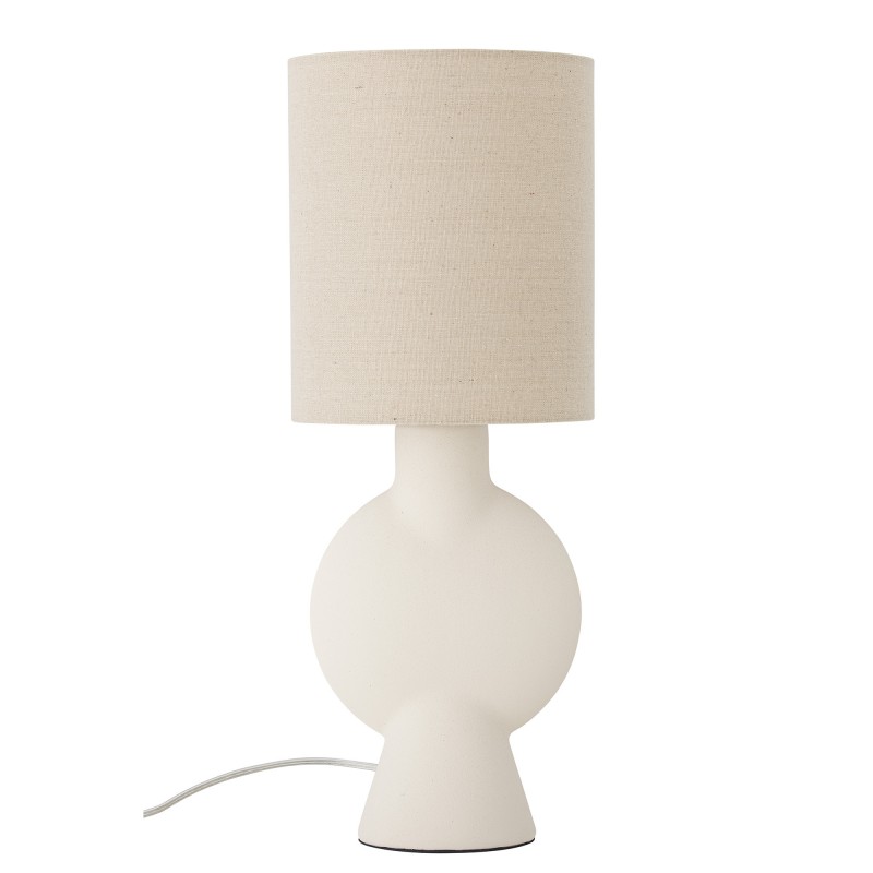 Lampe à poser grès lin  SERGIO, BLOOMINGVILLE