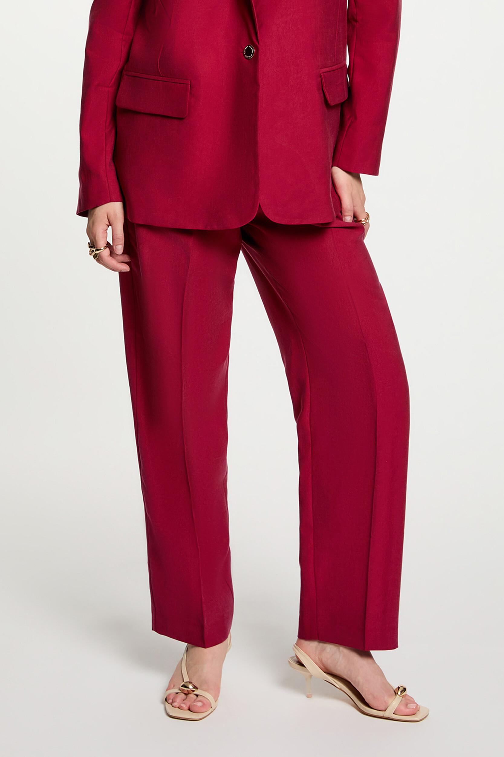 Pantalon taille haute, MORGAN