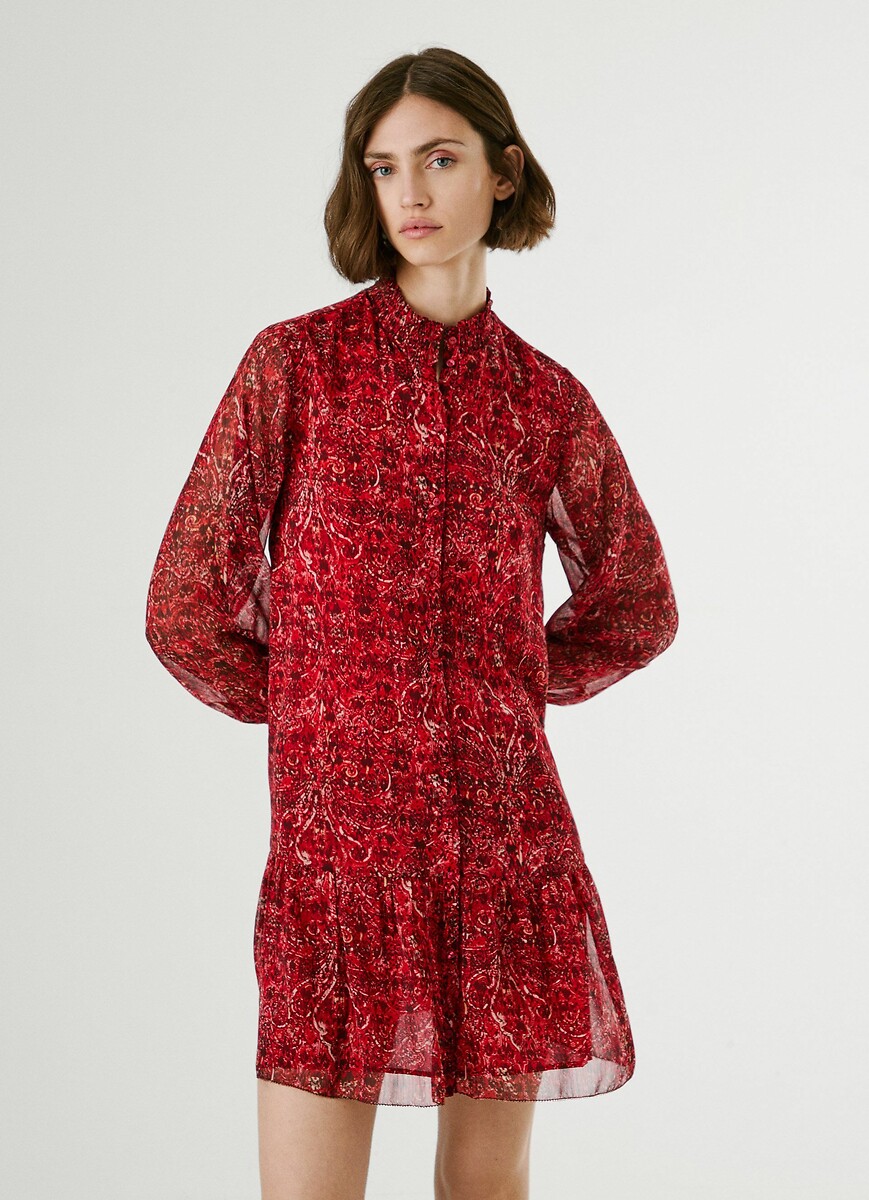 Printed Mini Dress, PEPE JEANS