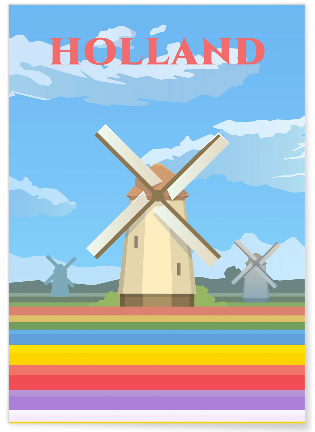 Affiche Hollande, L'AFFICHERIE
