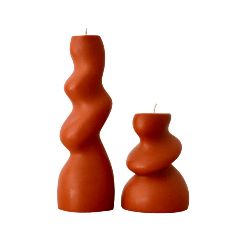 Bougies DUO BAOBAB, EKRU