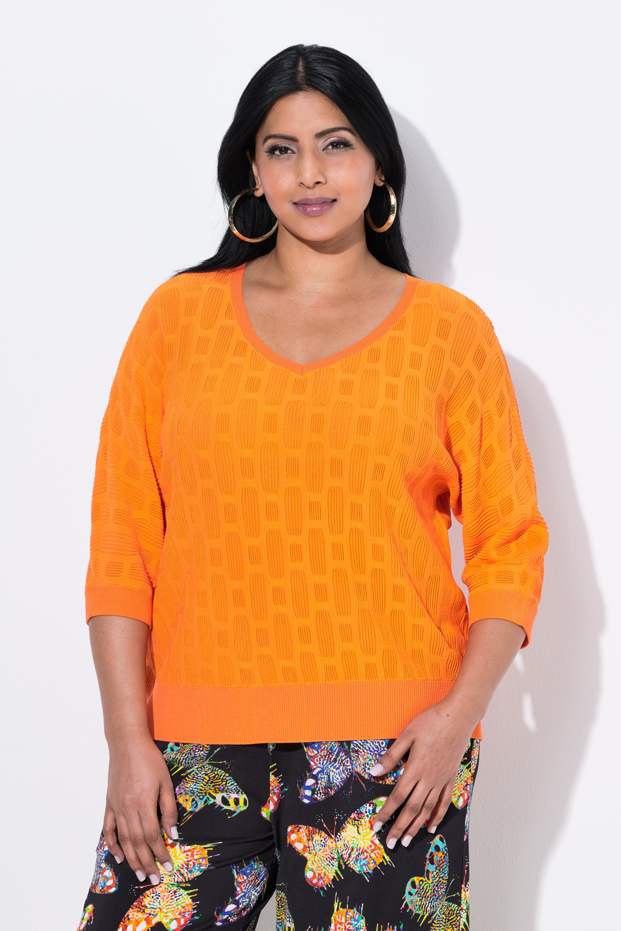 T-shirt en maille 3D, coupe oversize, ULLA POPKEN