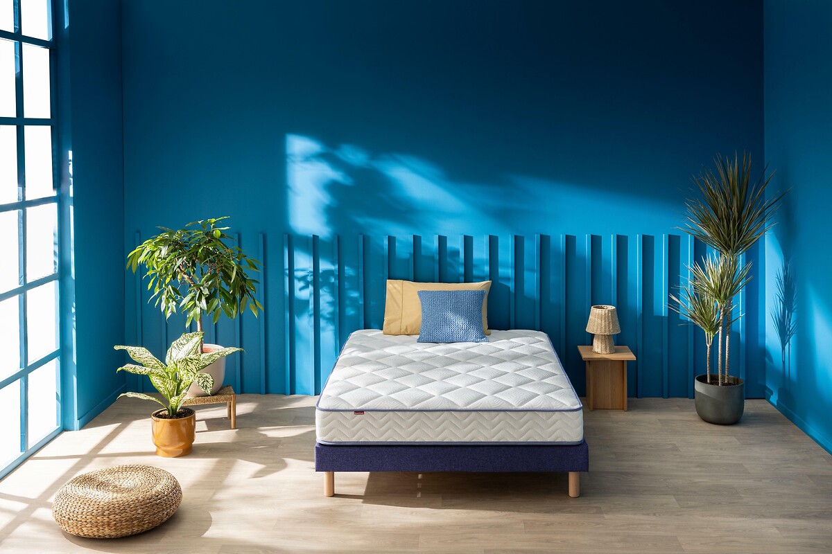 Ensemble matelas roulé et sommier kit, Sweety