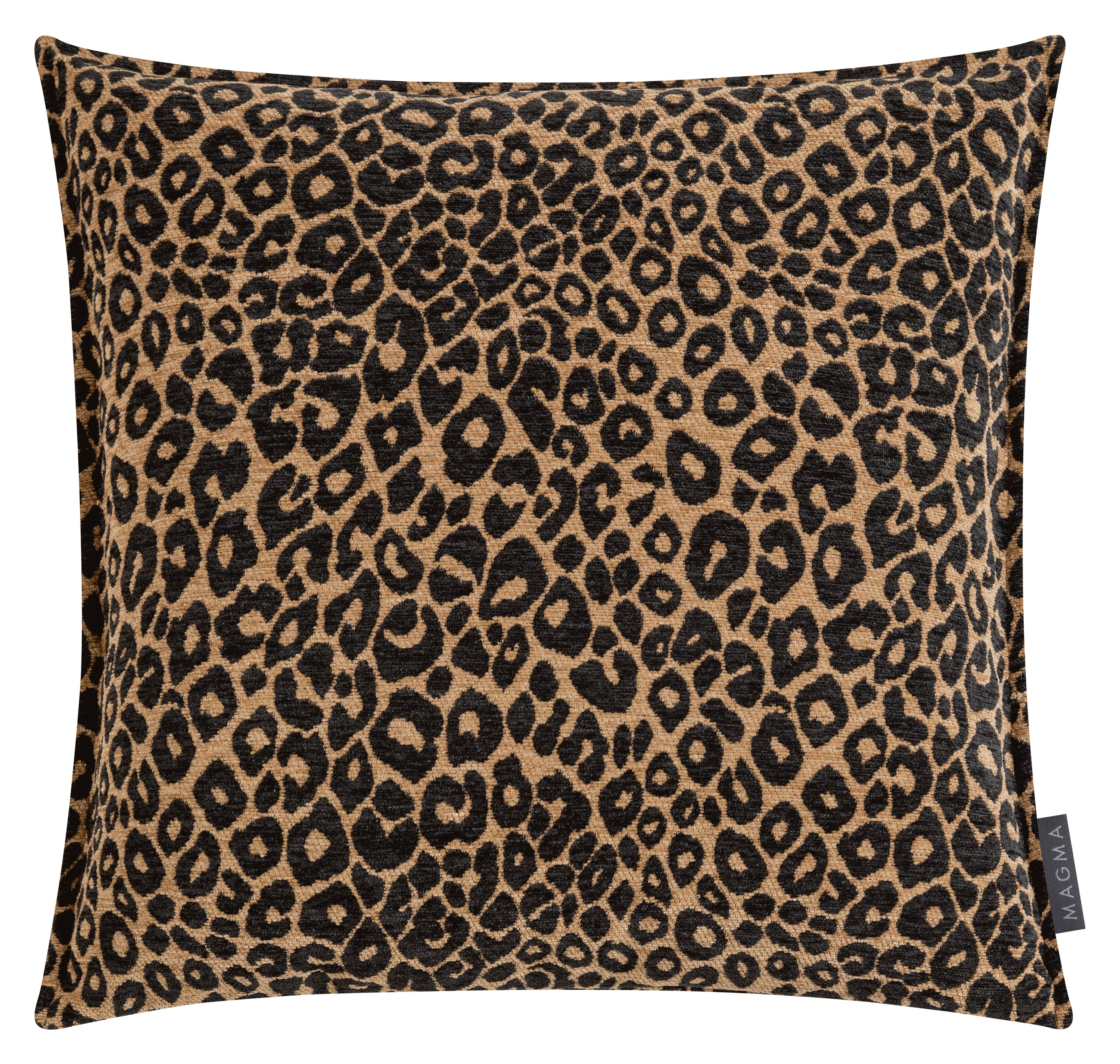 Housse de coussin motif panthère jacquard chenille BAO SMALL, MAGMA HEIMTEX