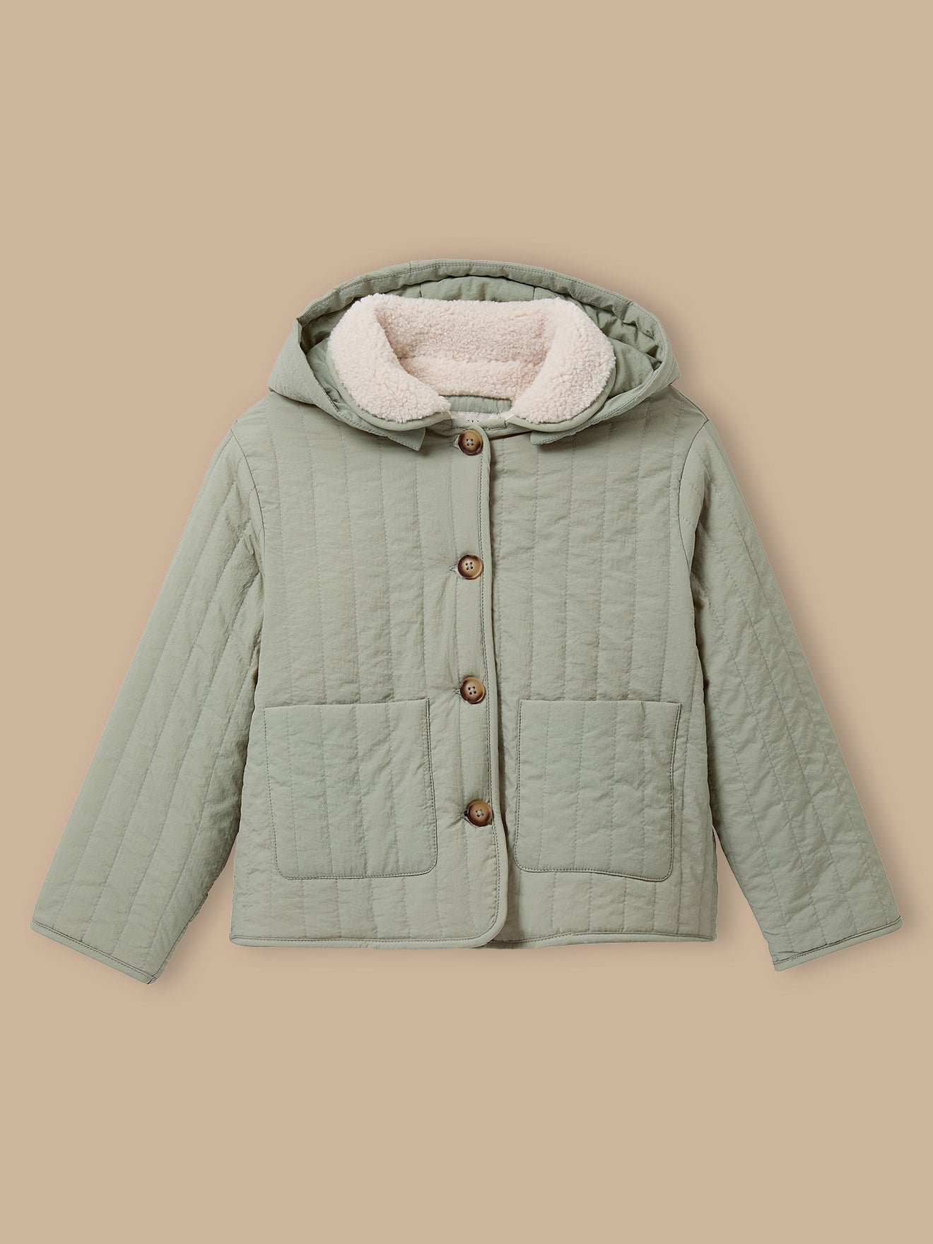 Veste matelassée col sherpa, CYRILLUS