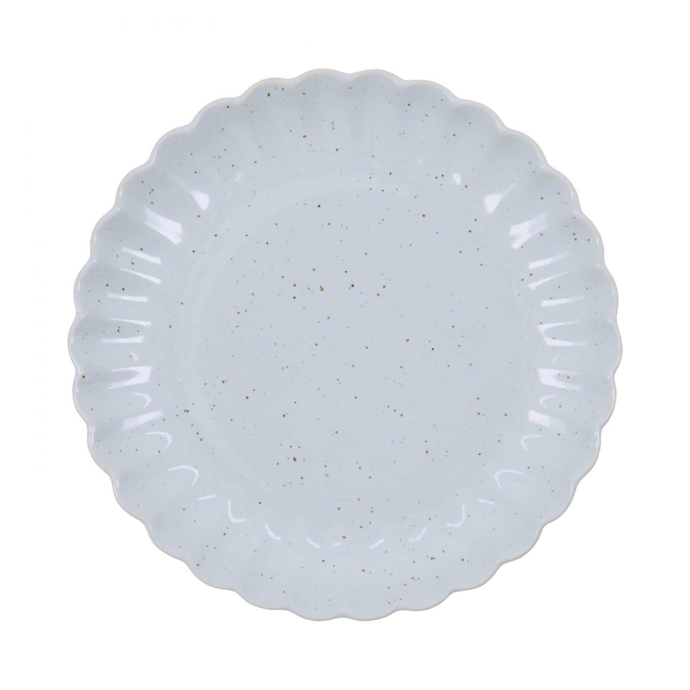 Assiette en grès Scallop dia 20 cm, HOUSE DOCTOR