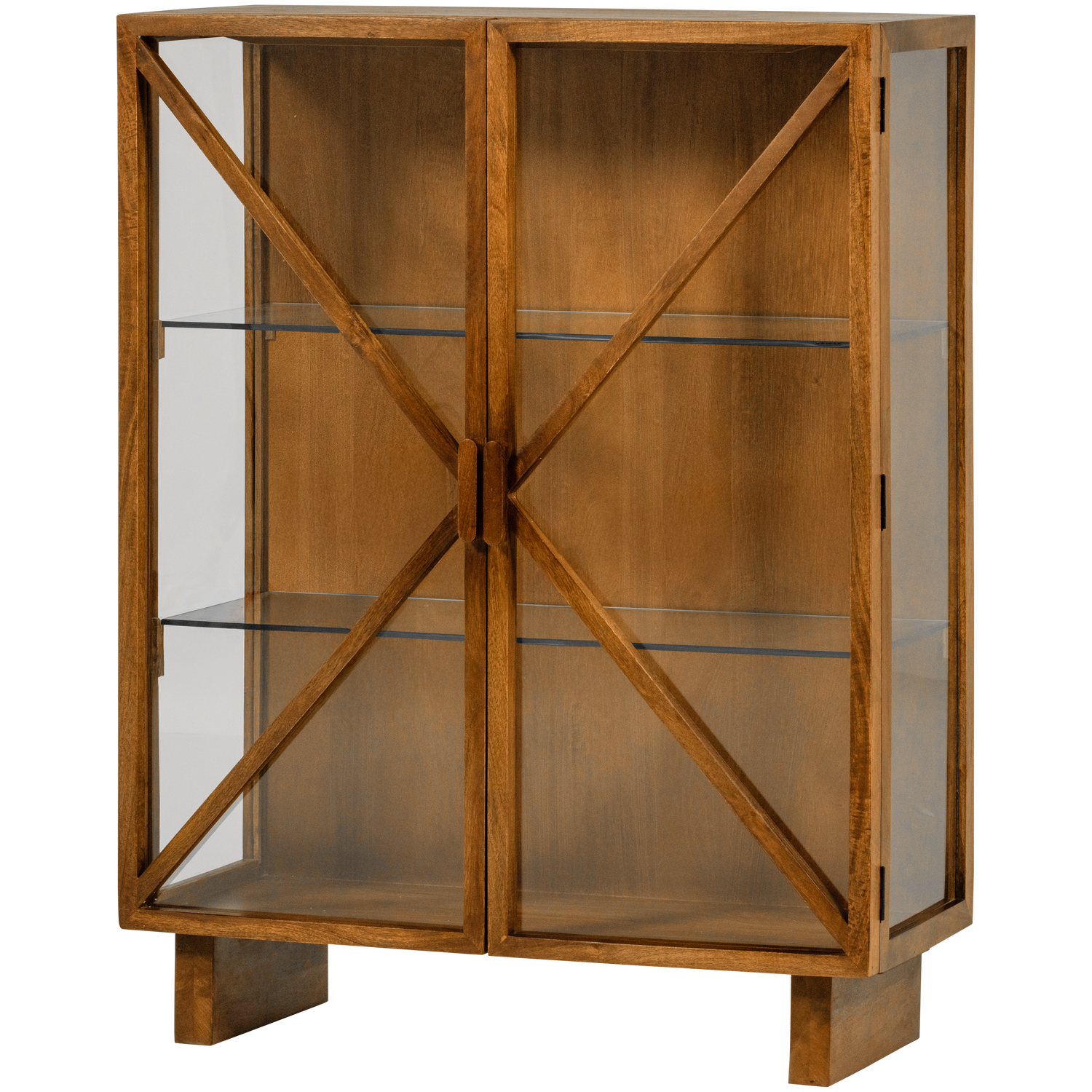 Armoire 2 portes en bois de manguier KELLA, WOOOD