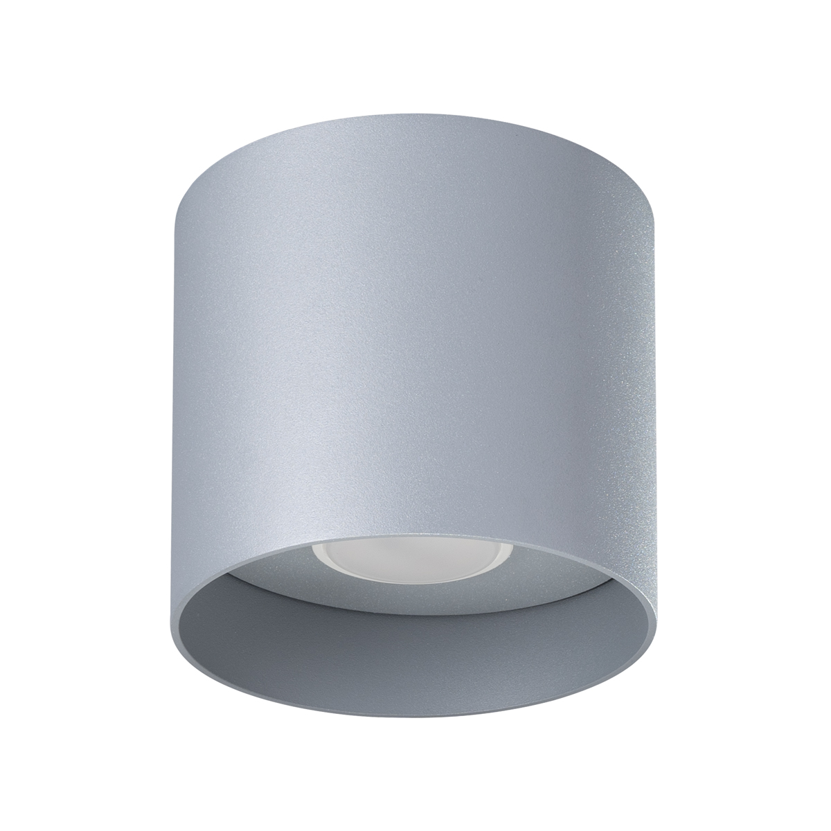 Plafonnier Aluminium Gris GU10 1 Mika, EDEN