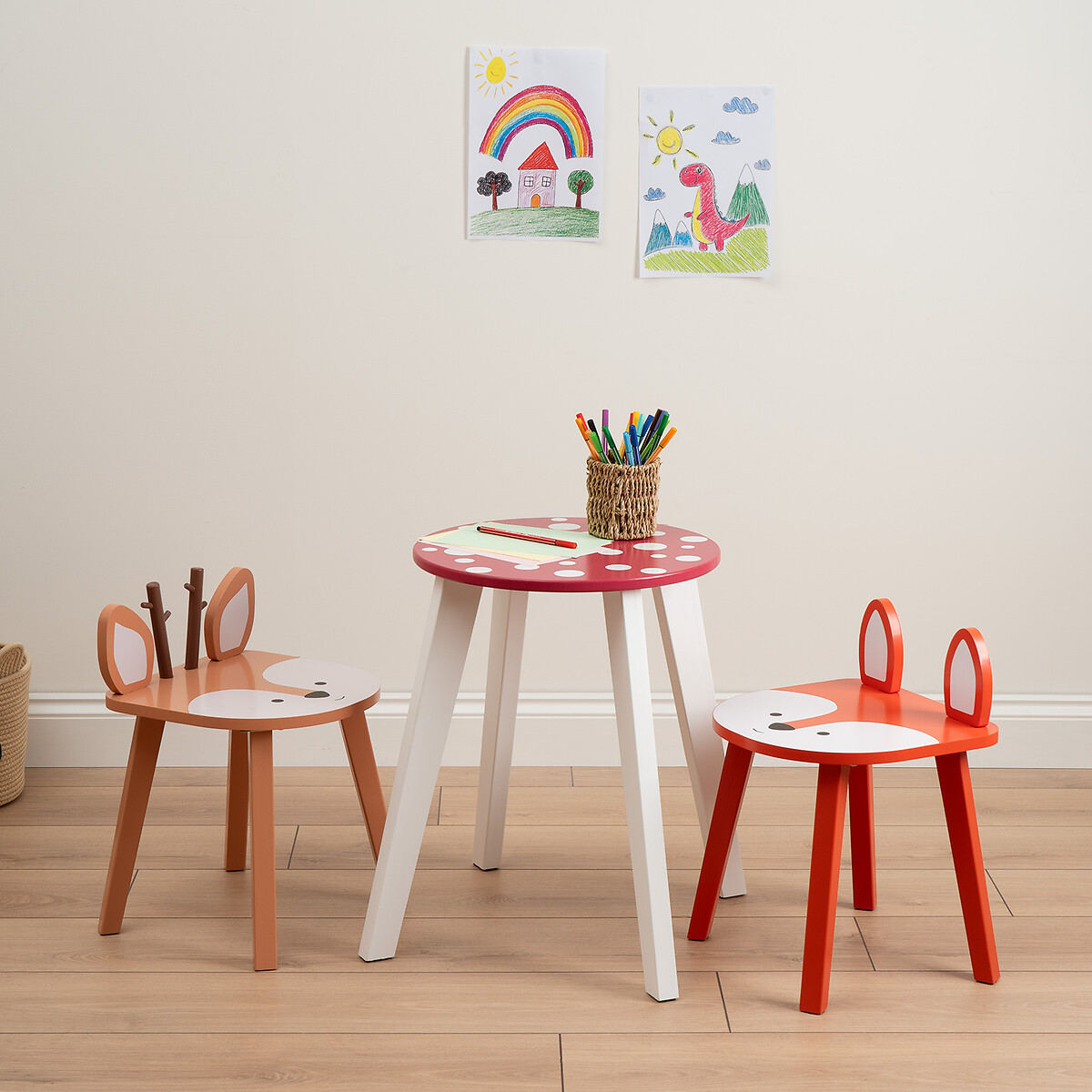 Woodland Kids Table & Chair Set, SO'HOME