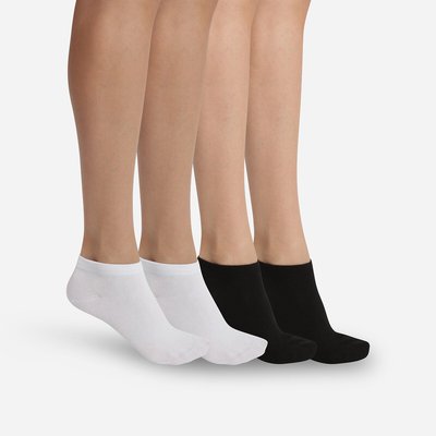 Pack of 2 Pairs of Trainer Socks in Cotton Mix DIM