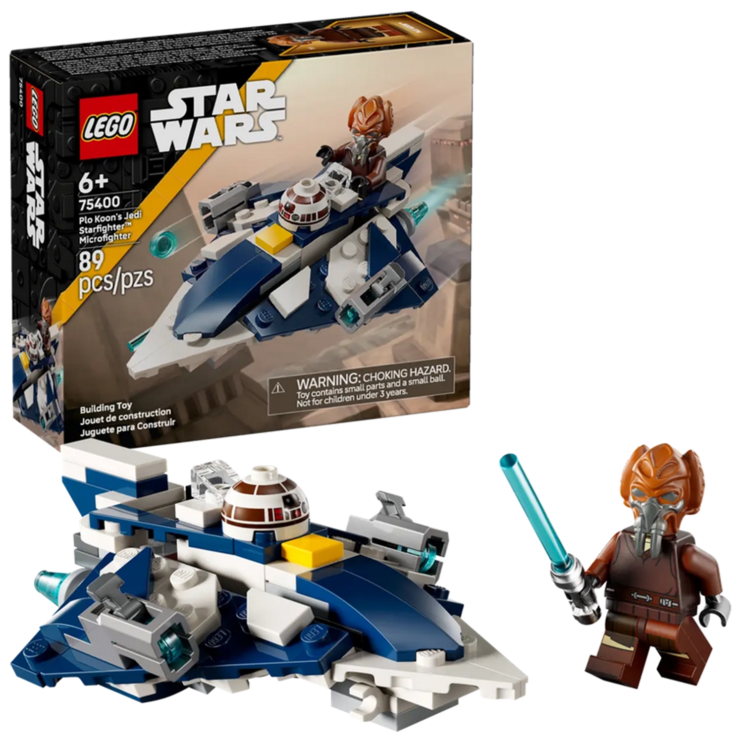 Microfighter Chasseur Jedi de Plo Koon, LEGO