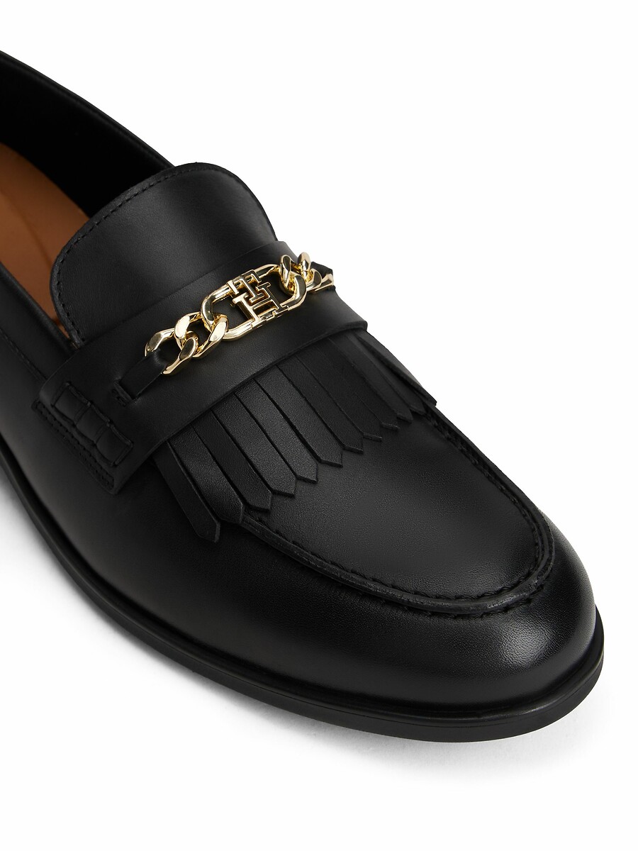 Tommy Hilfiger Mocasines de piel con flecos — foto 6