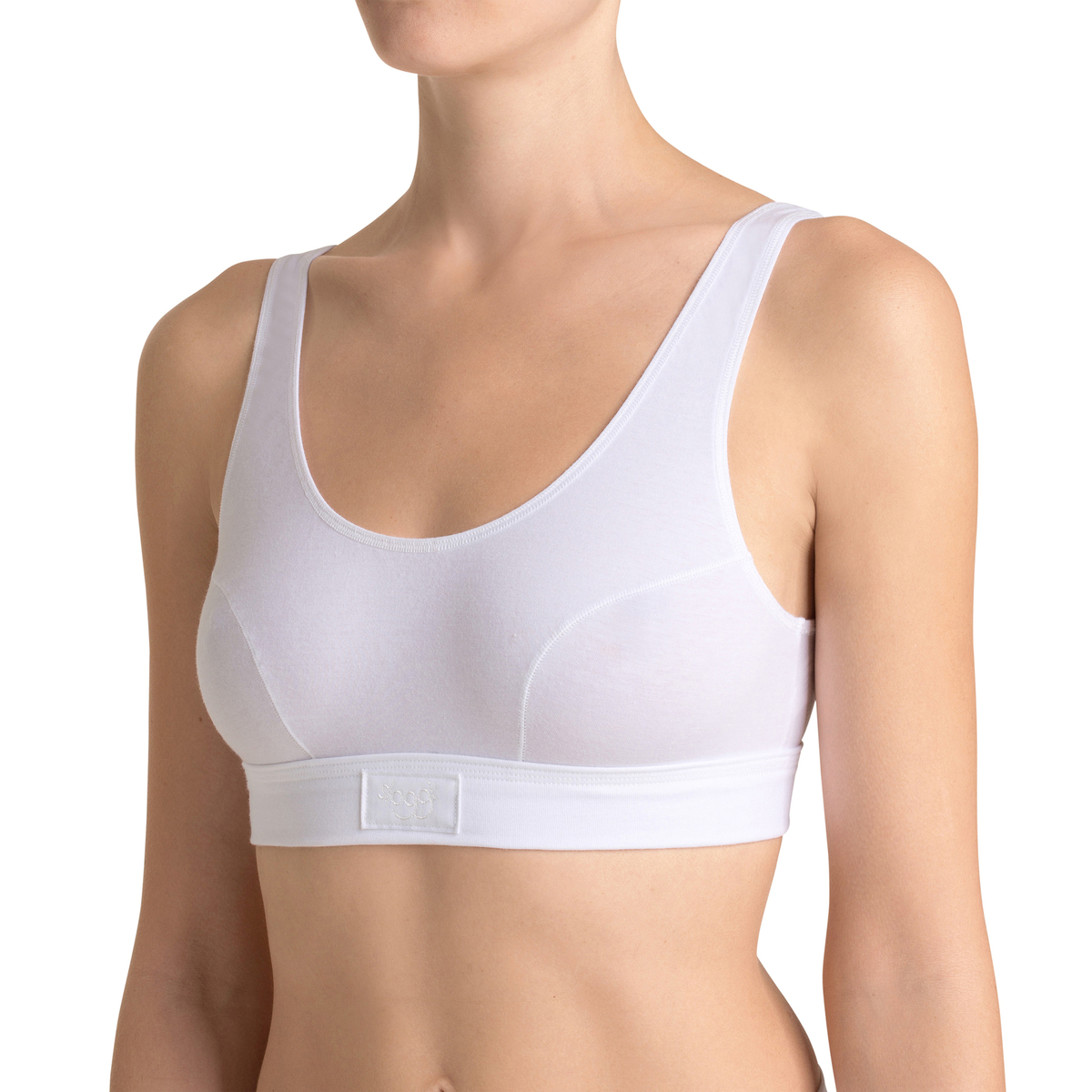 Image of Double Comfort Bralette in Stretch Cotton