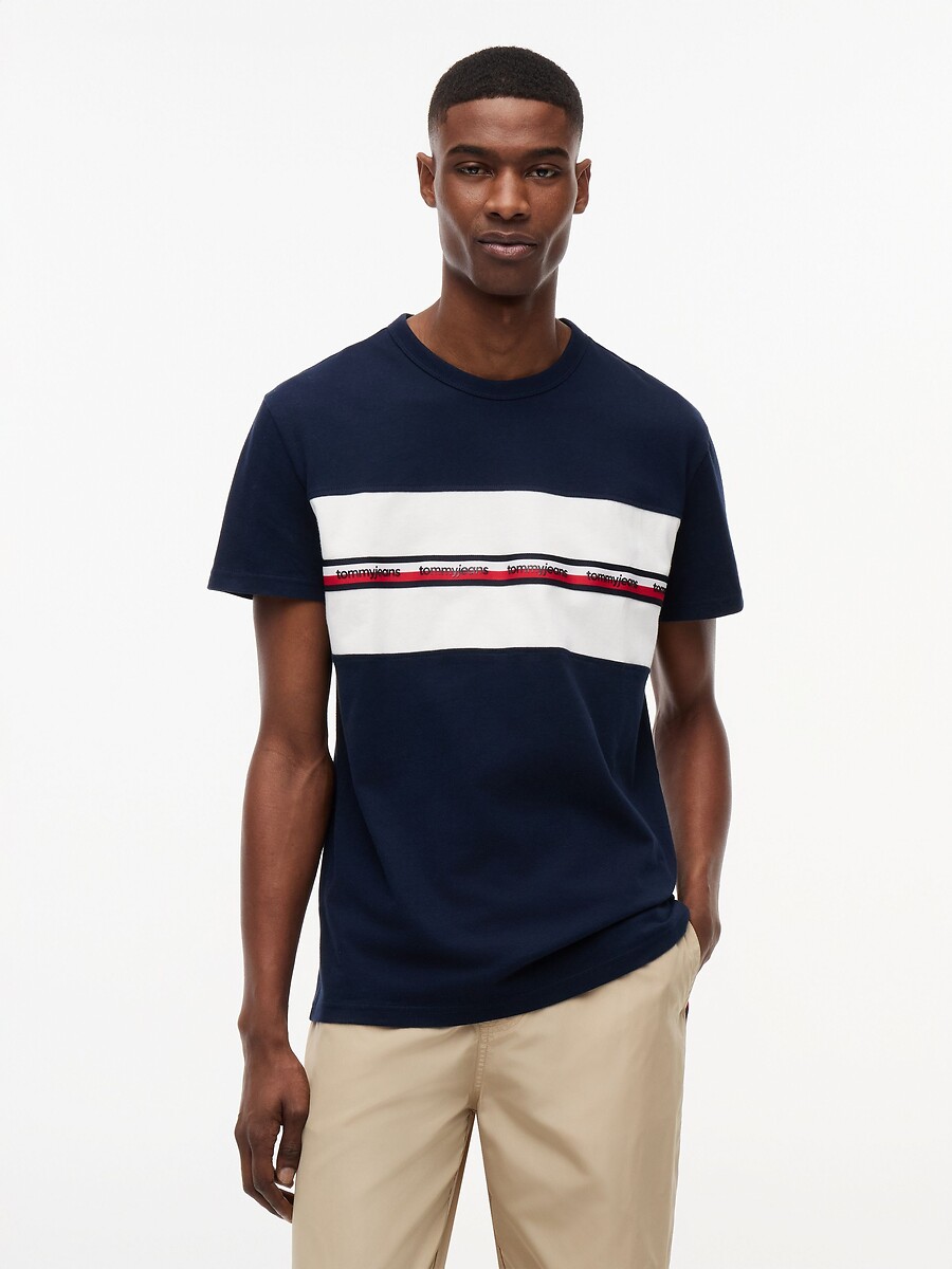 T-shirt manches courtes slim, TOMMY JEANS