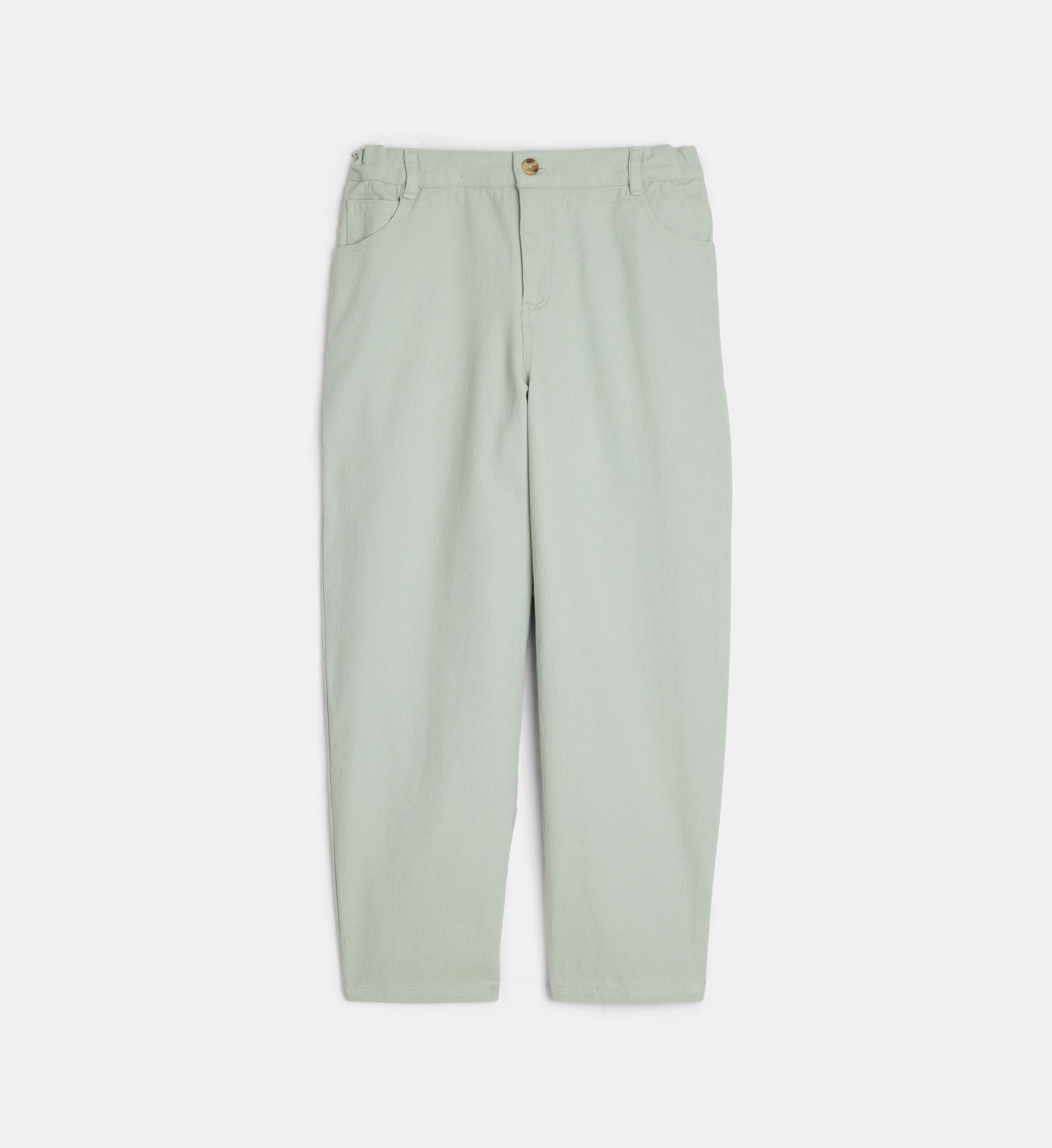 Pantalon droit lexie twill en sergé de coton bio, CADET ROUSSELLE