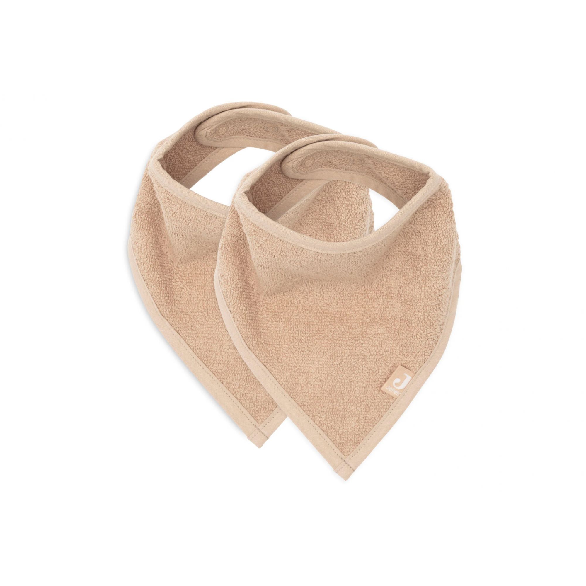 Lot de 2 bavoirs bandana éponge, JOLLEIN