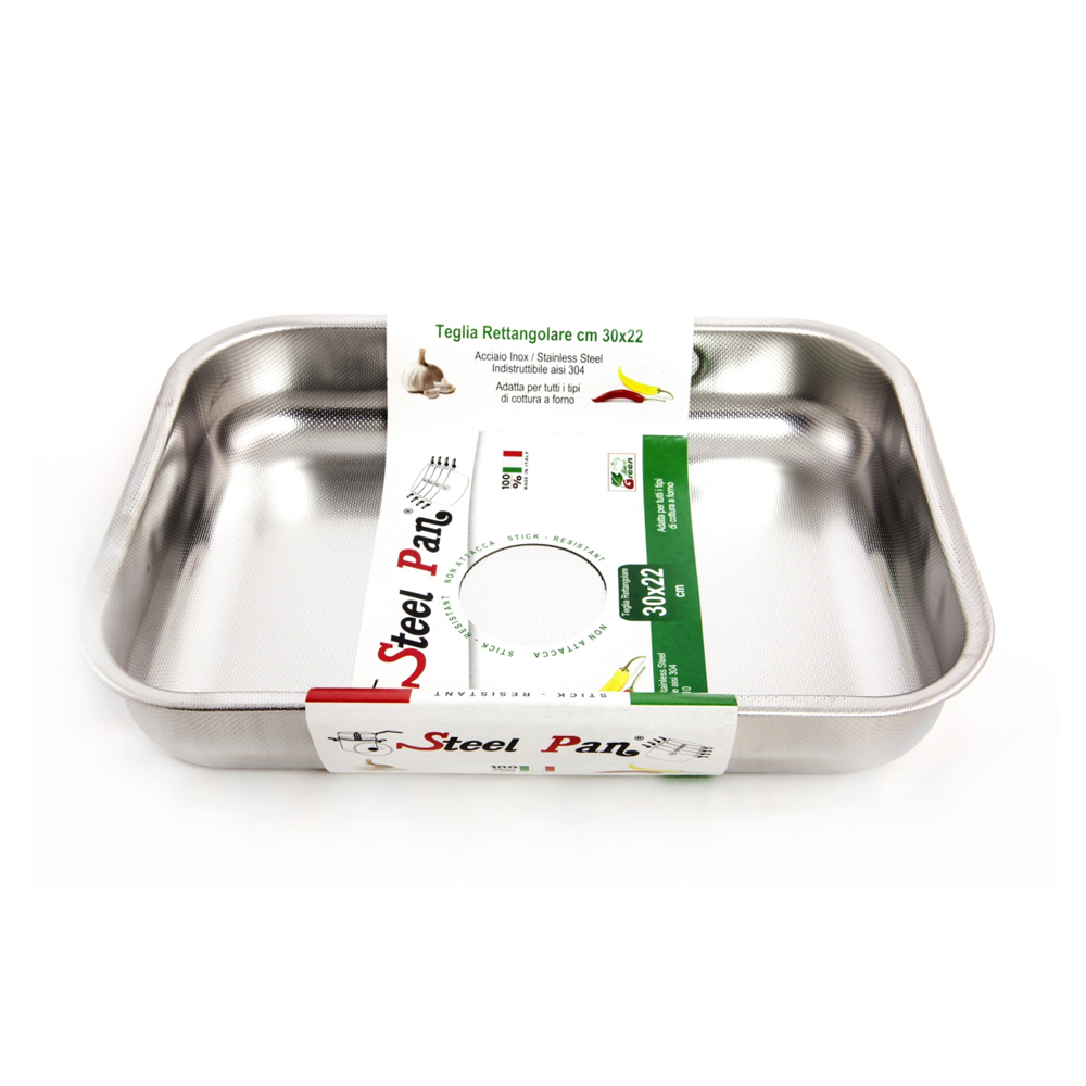 Plat à four 30x22x7,5 cm, STEELPAN