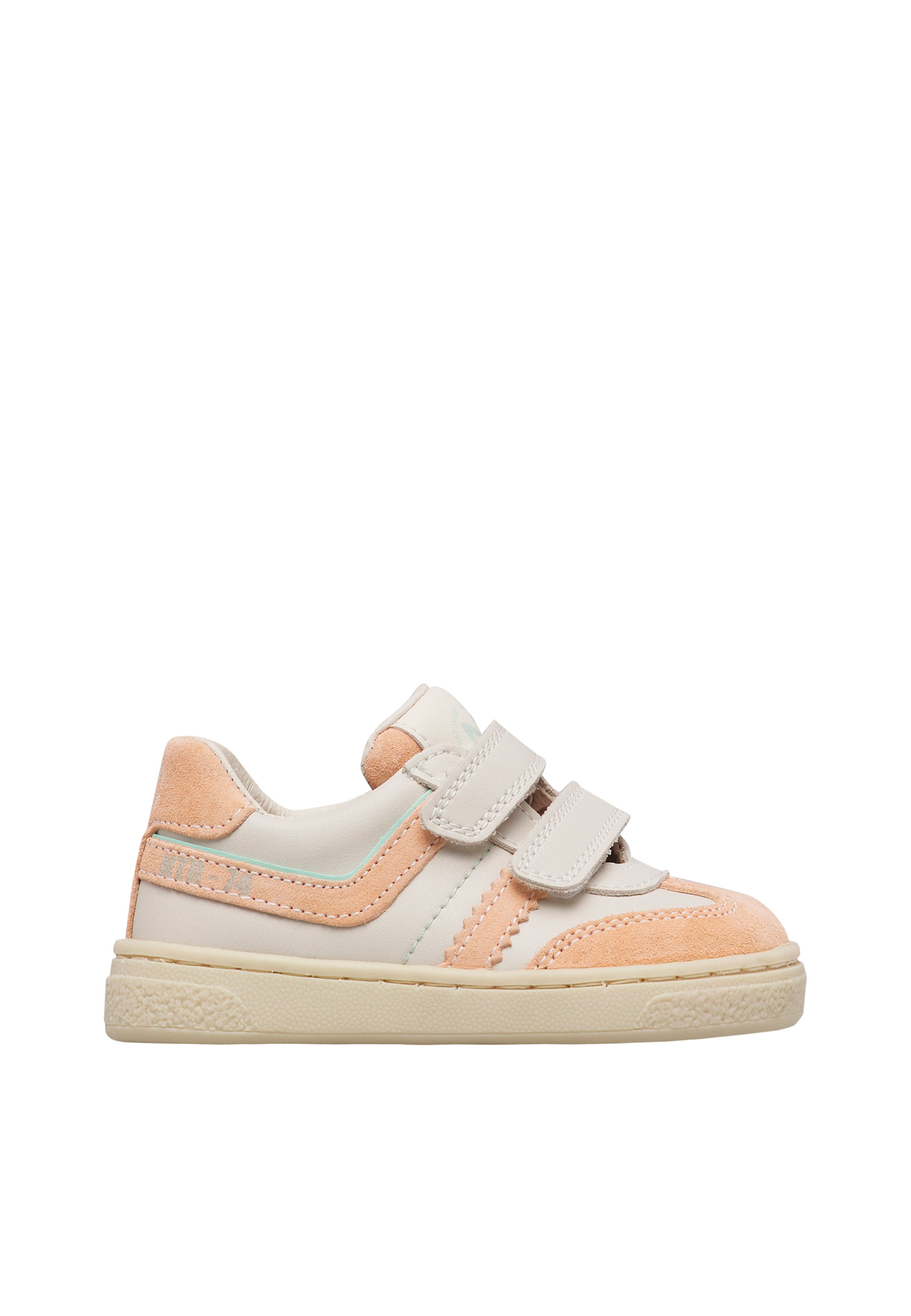Baskets en cuir et en daim MARVES LOW VL., NATURINO