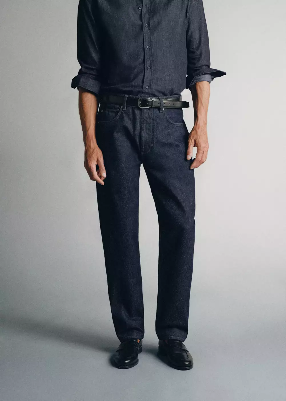 Jean relaxed fit en tissu Candiani, MANGO MAN