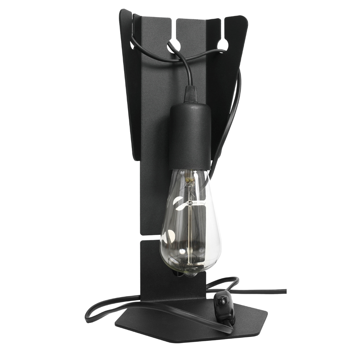 Lampe à poser Noir E27 1 Arby, EDEN