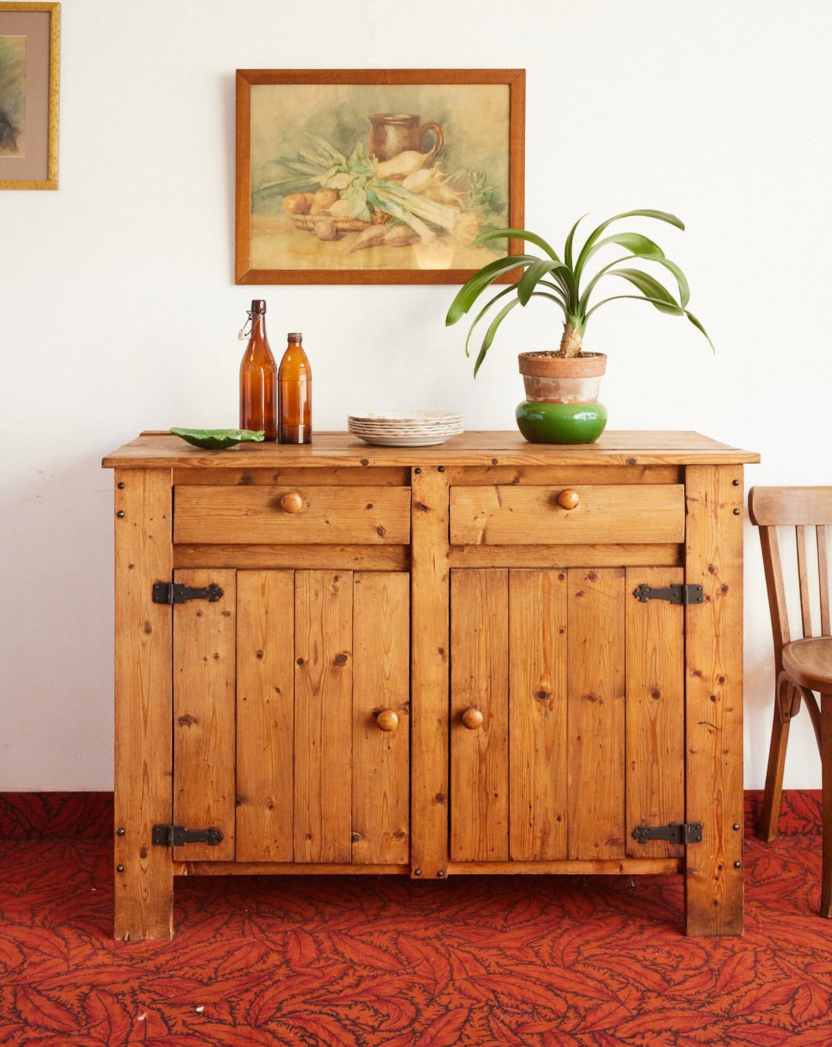Buffet en pin massif Gilbert N°1640 - Bon état, DEBONGOUT