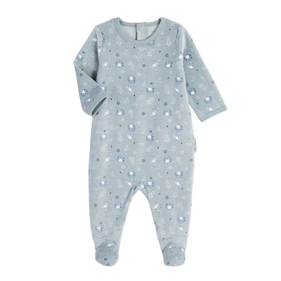 Petit Béguin Pyjama bébé en velours Ma Petite Bichette pas cher Petit Béguin Pyjama bébé en velours Ma Petite Bichette pas cher