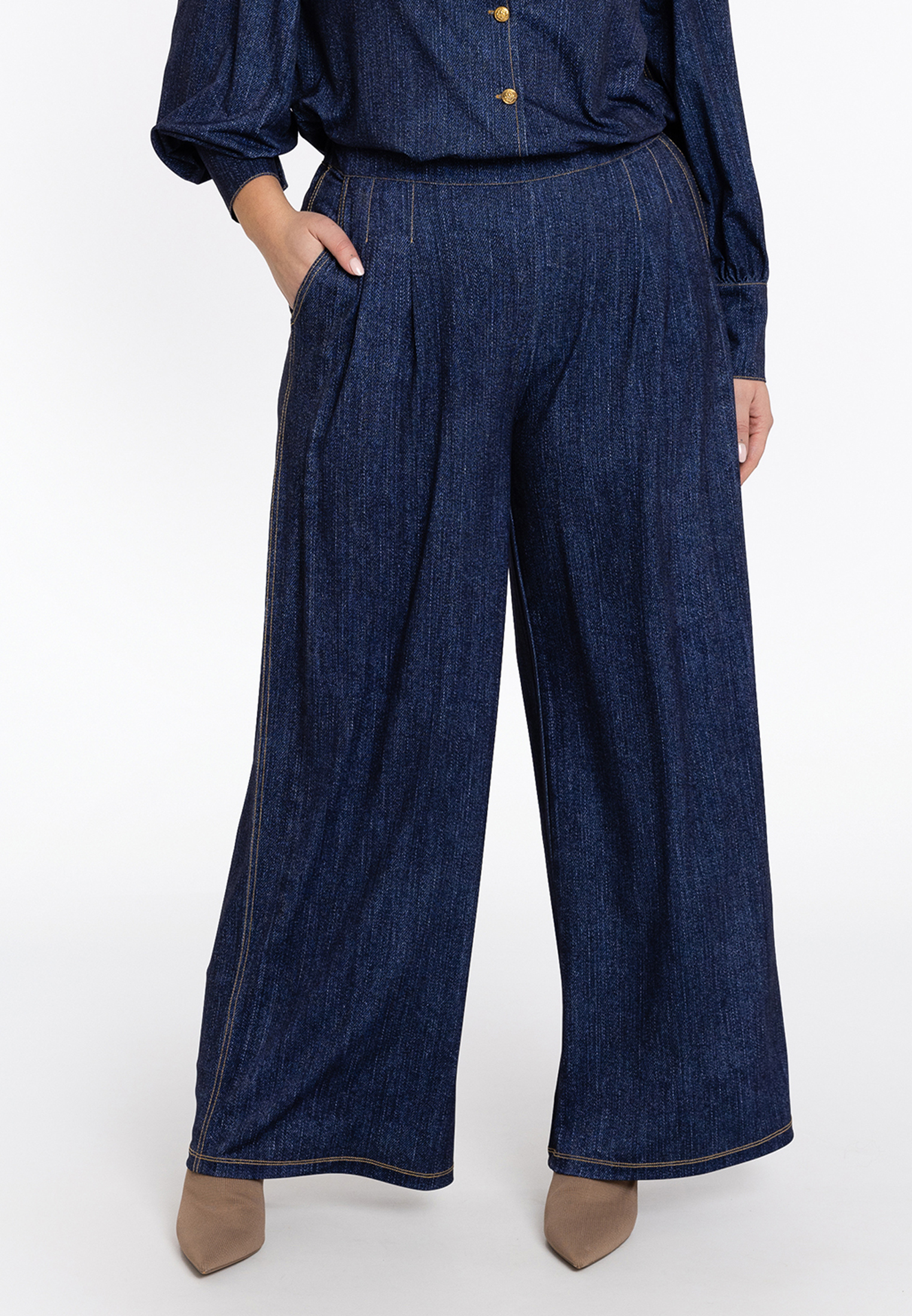 Pantalon avec une ceinture élastique, YOEK