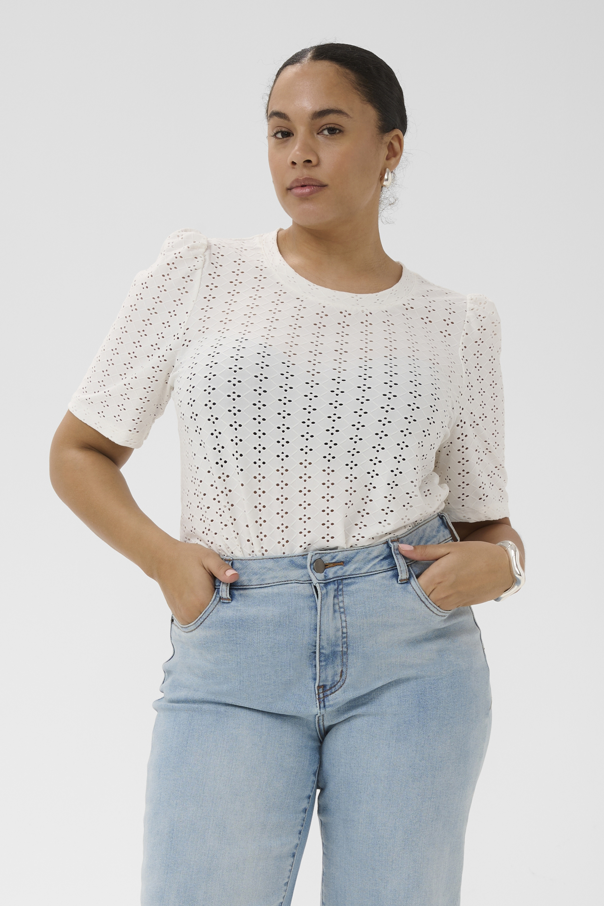 T-shirt, KAFFE CURVE