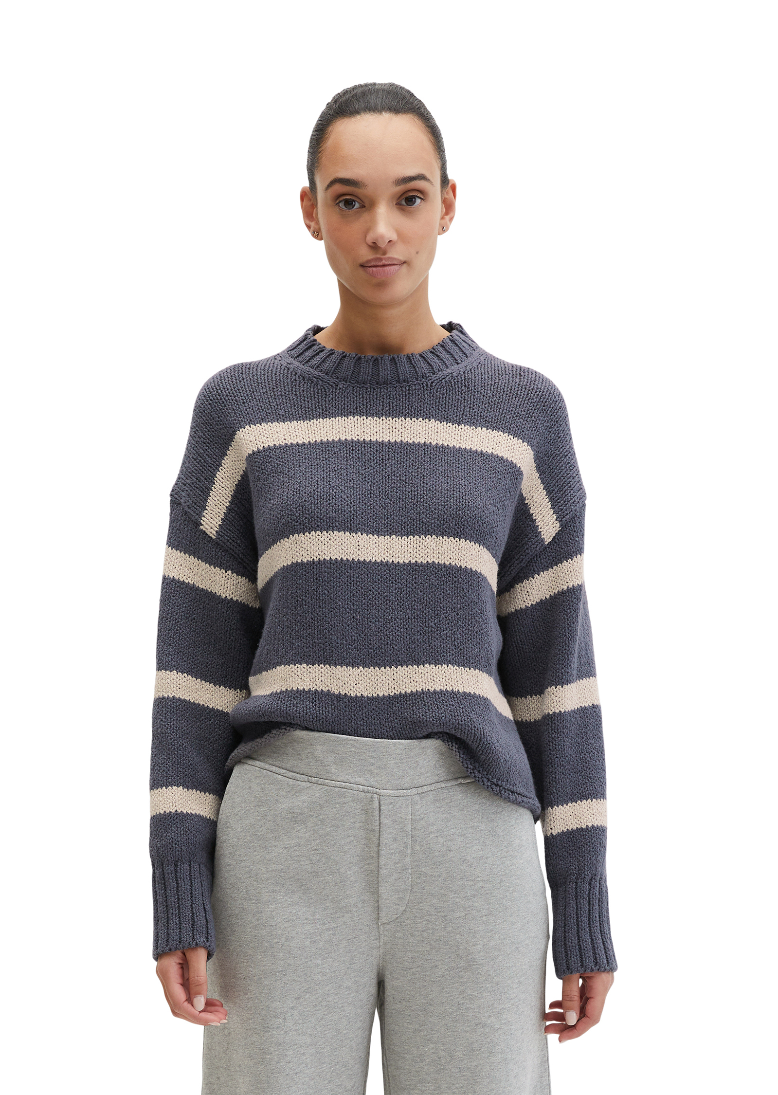 Pull oversize en coton mélangé de haute qualité, MARC O'POLO