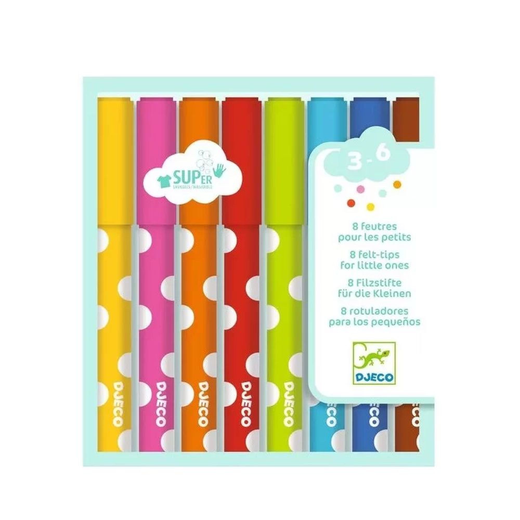 Feutres lavables pour enfant, DJECO