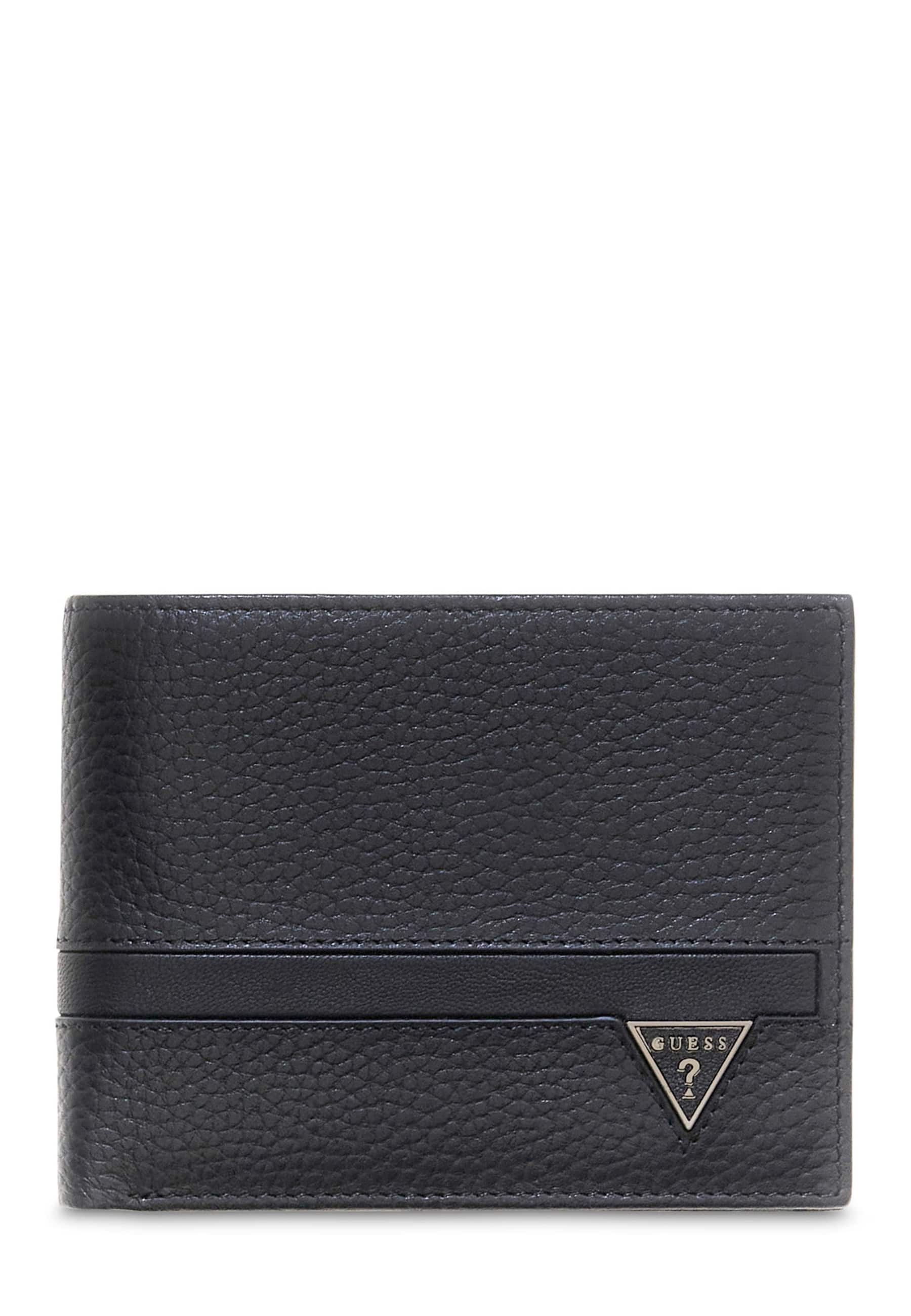 Portefeuille En Cuir Véritable Monaco, GUESS