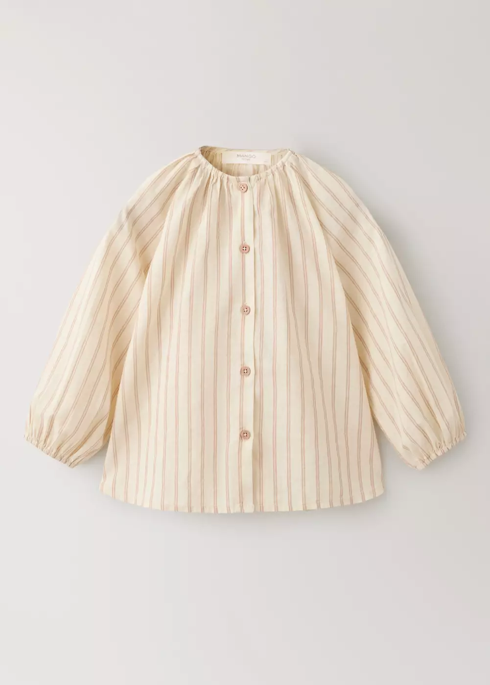 T-shirt de pyjama àrayures, MANGO HOME