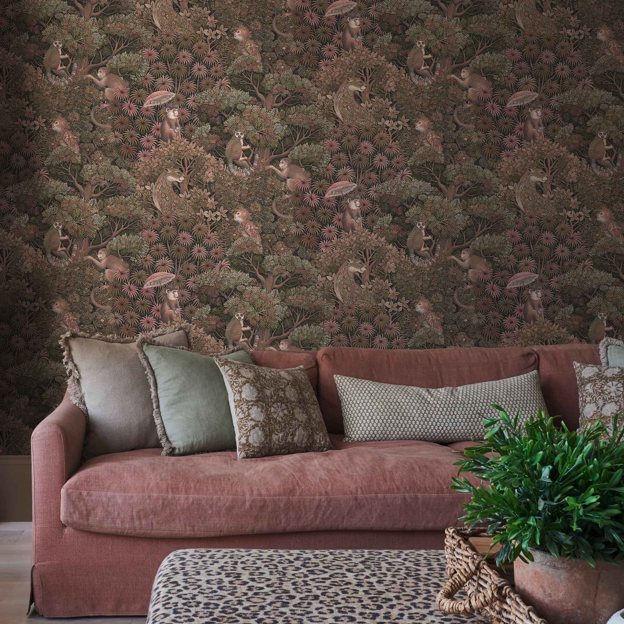 Papier peint Dans les arbres de la jungle, GRAHAM ET BROWN