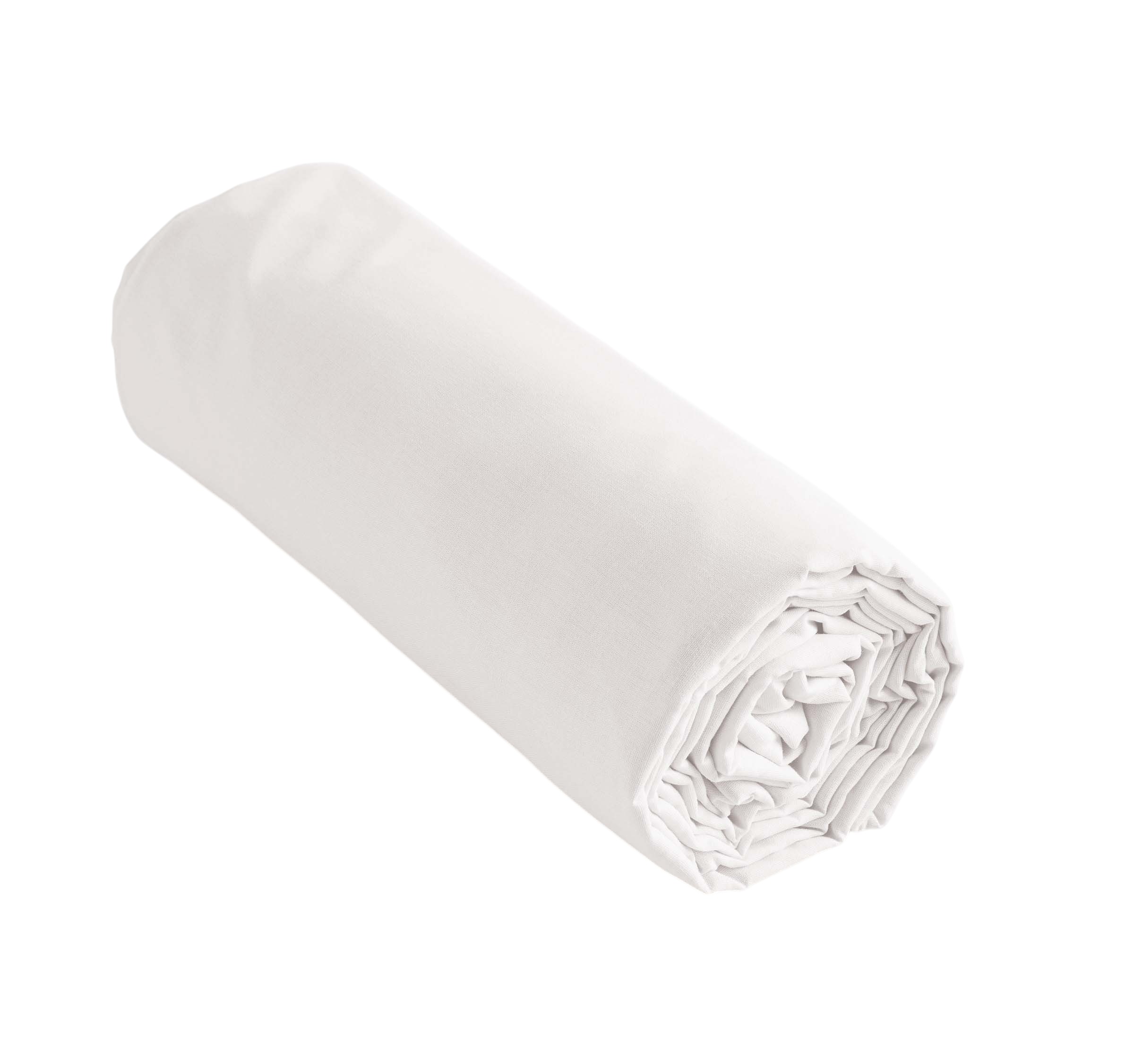 Drap Housse percale de coton Perrine, EDEN
