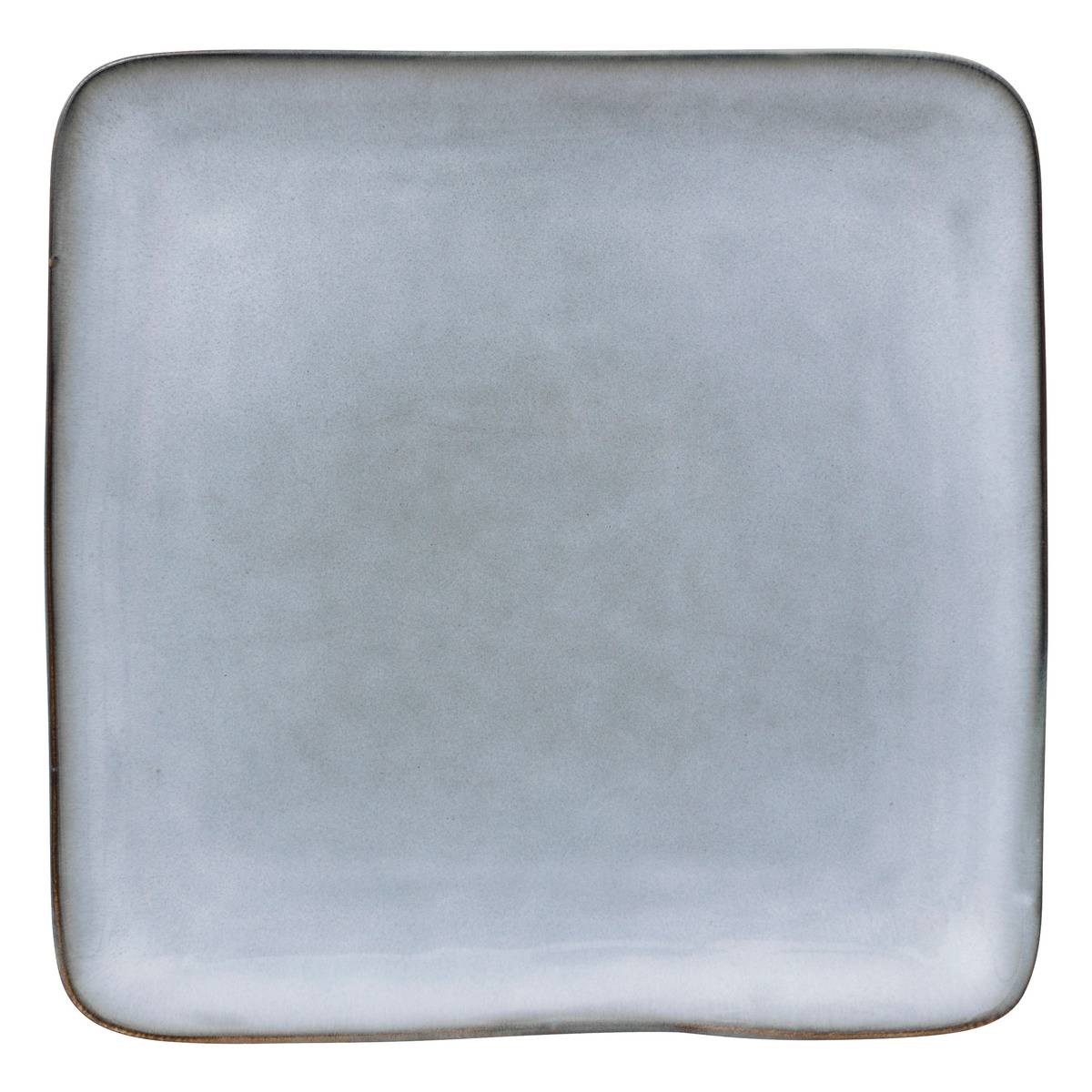 Lot de 6 assiettes plates en céramique SEA VIEW, SECRET DE GOURMET