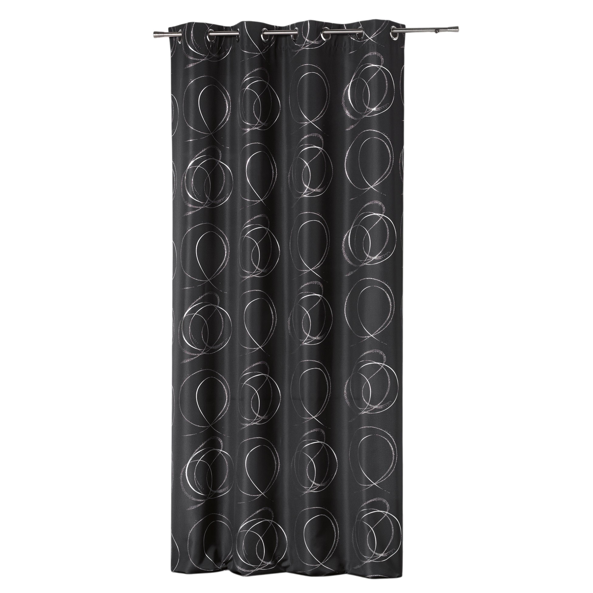 Rideau a oeillets Collection Argent bulle, EDEN