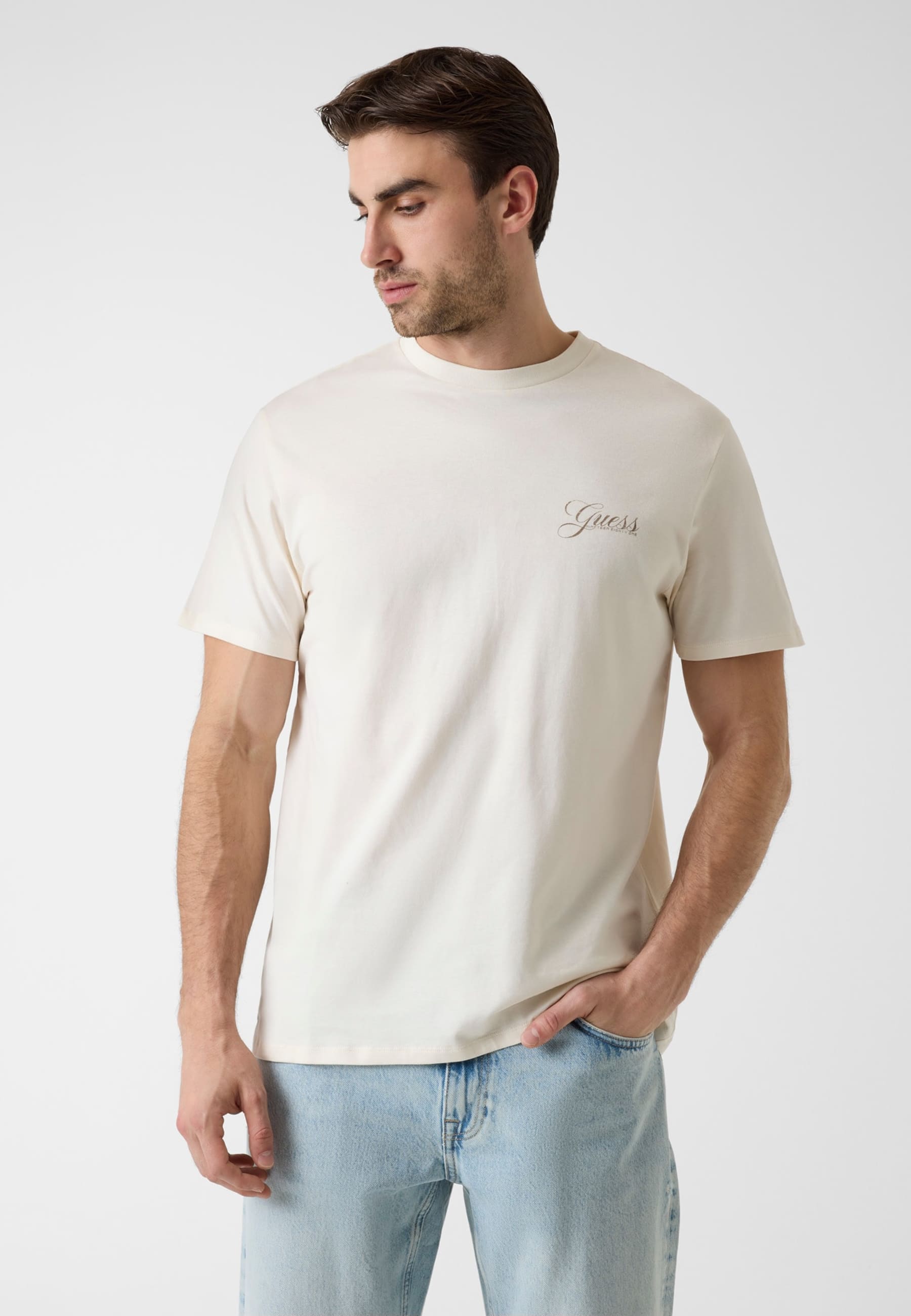 T-Shirt Avec Logo Imprimé, GUESS