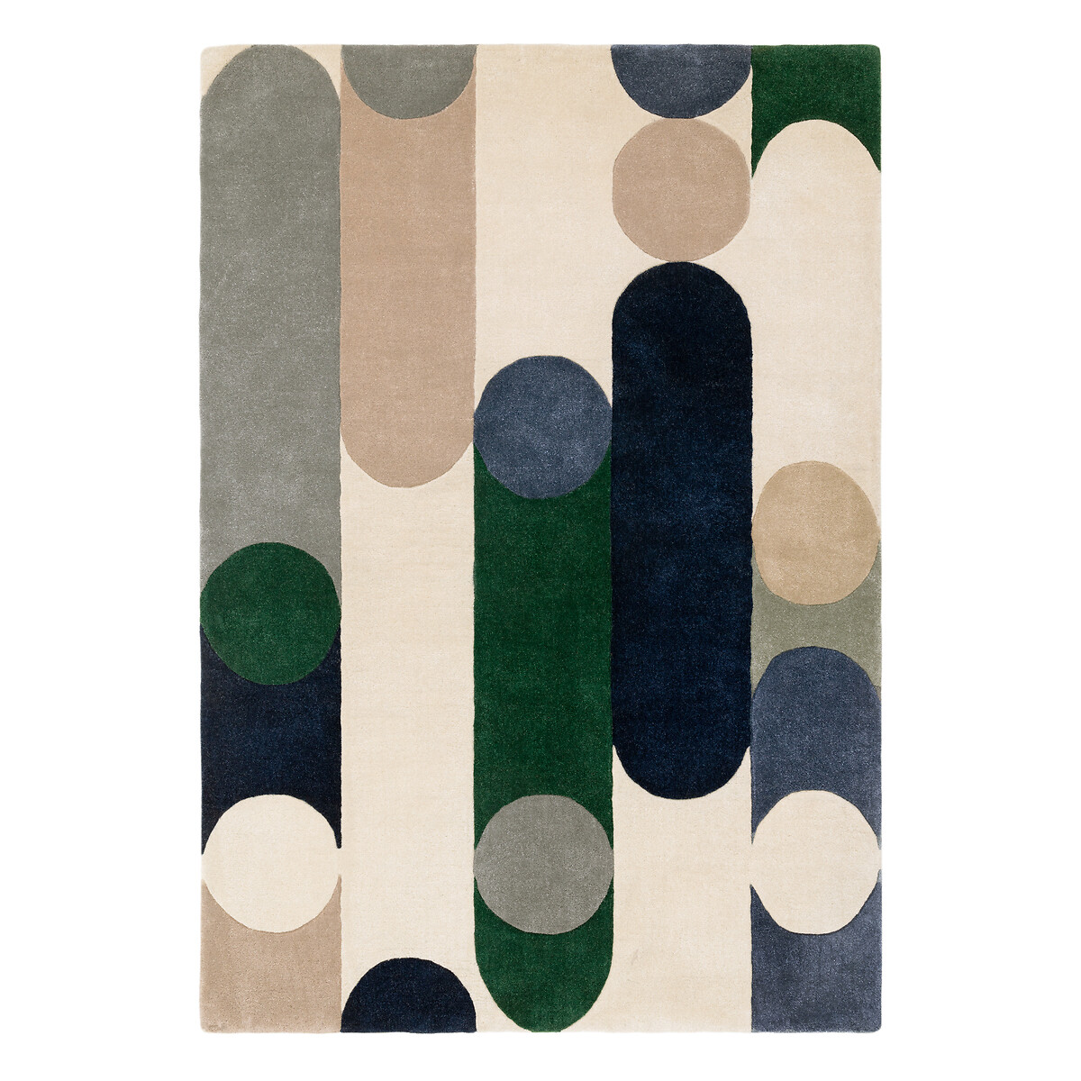 Recycled Retro Inspired Pattern Rug, ÉDITÉ