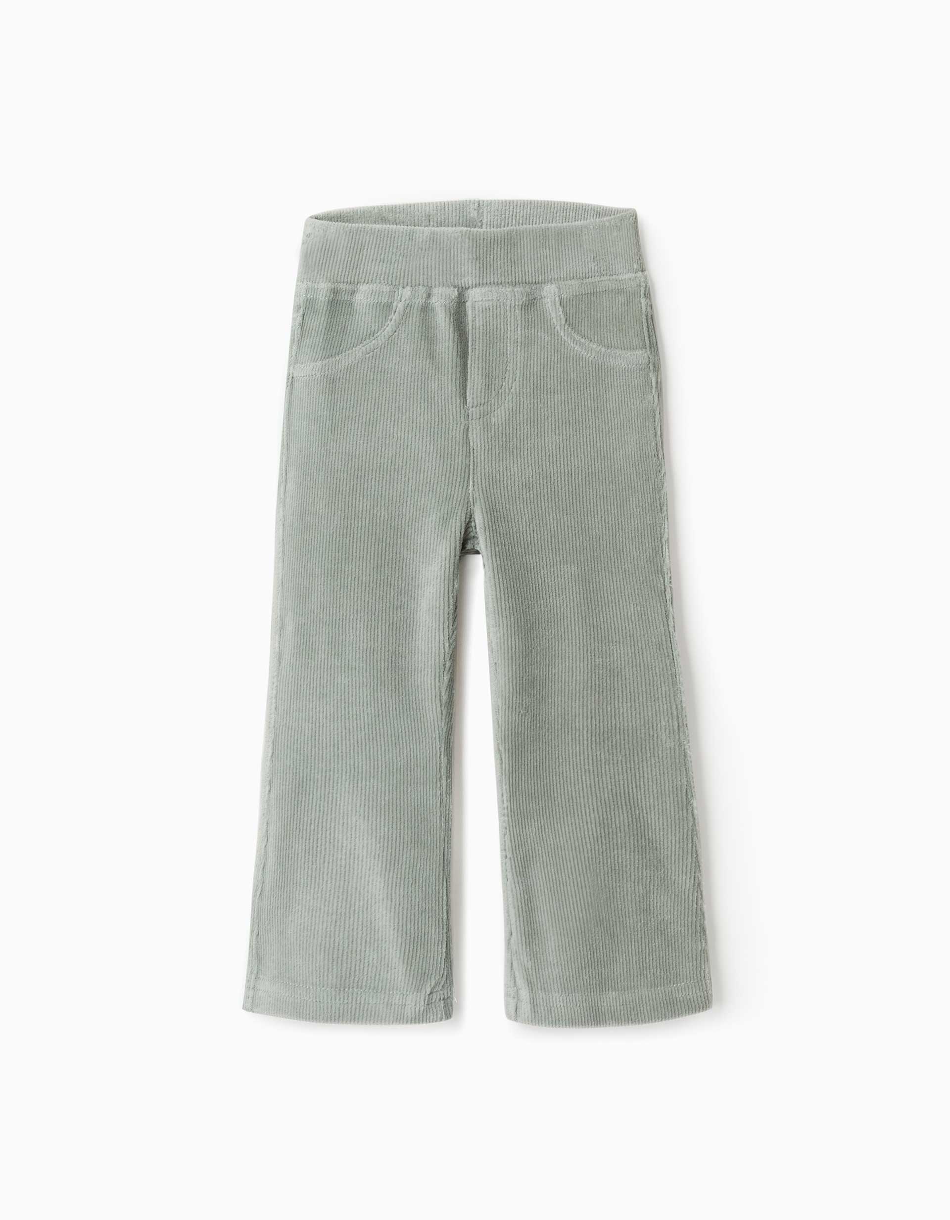 Legging évasé en velours côtelé avec taille élastique, ZIPPY