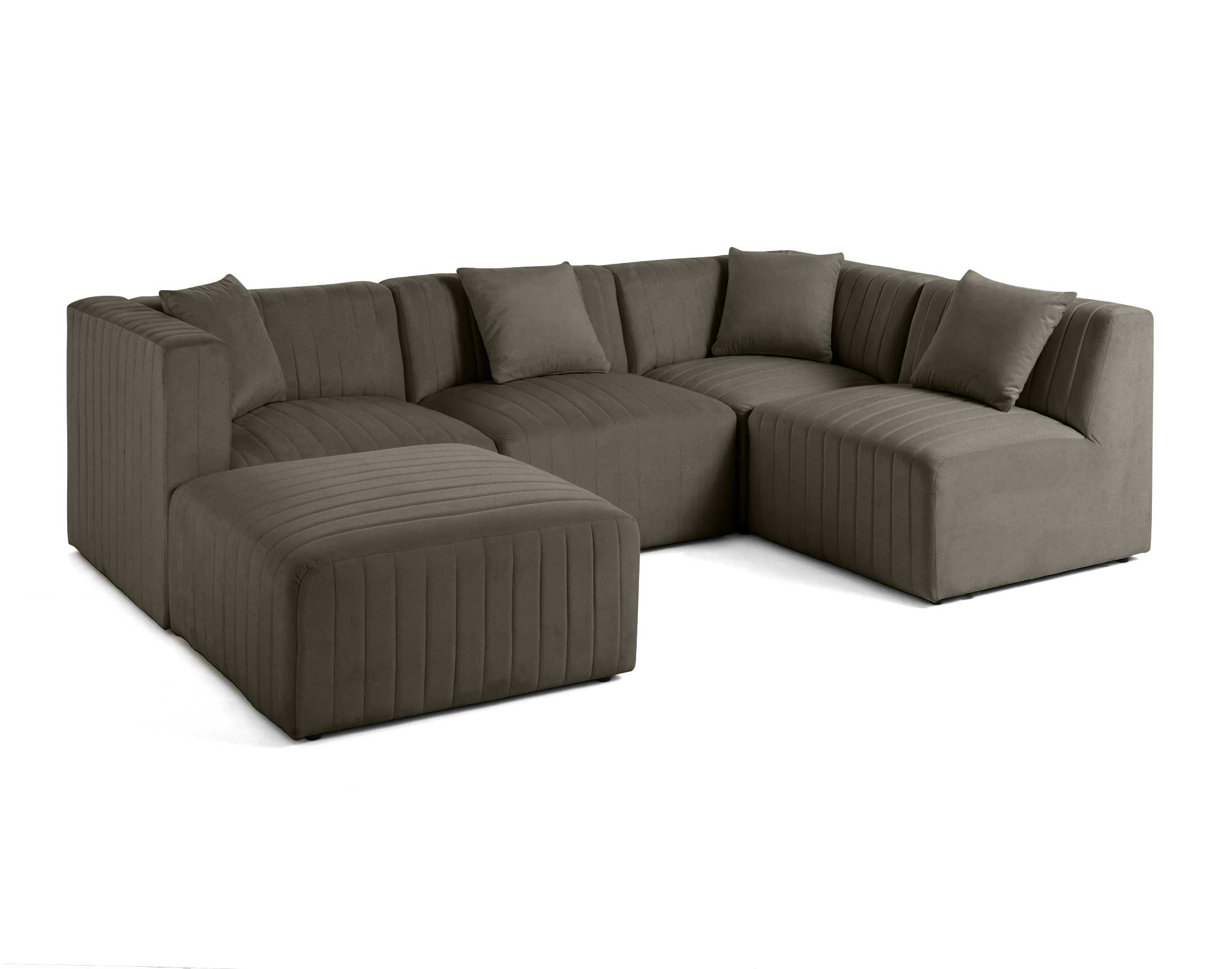 Canapé d'Angle droit 5 places - NOVA, BEST MOBILIER