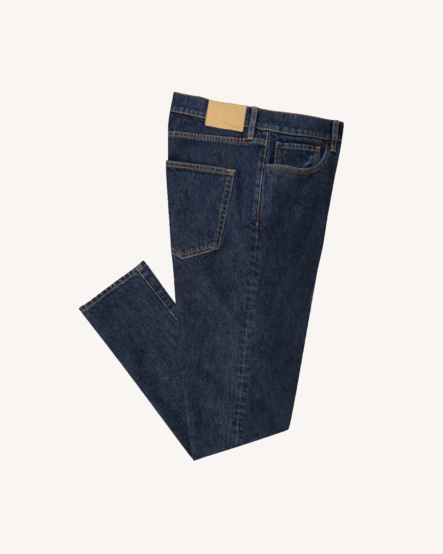Jean coupe fuselée coton DENIM TAPERED, FAGUO