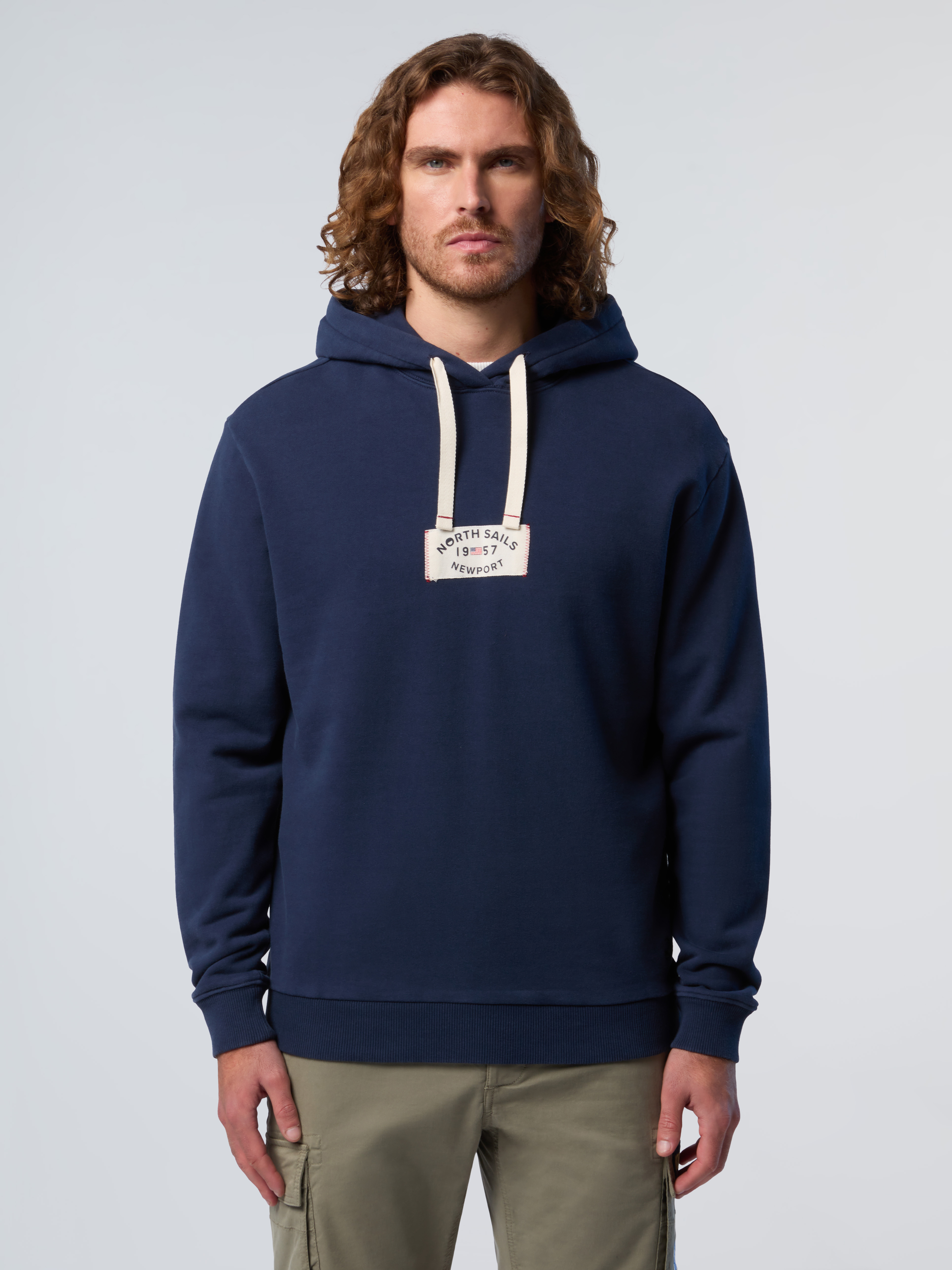 Sweat à capuche avec patch Newport, NORTH SAILS